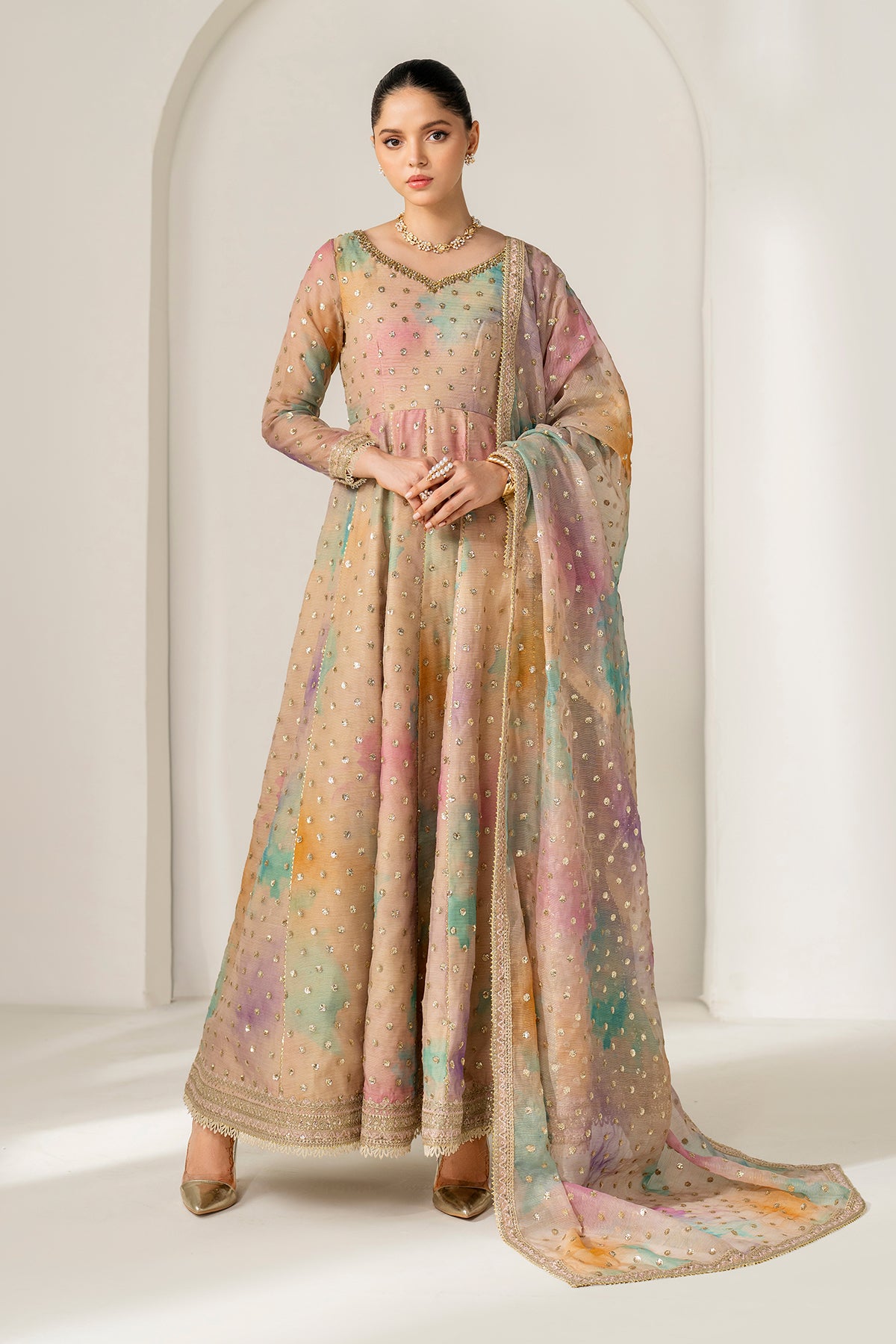 EMBROIDERED COTTON PATTI PR-1138