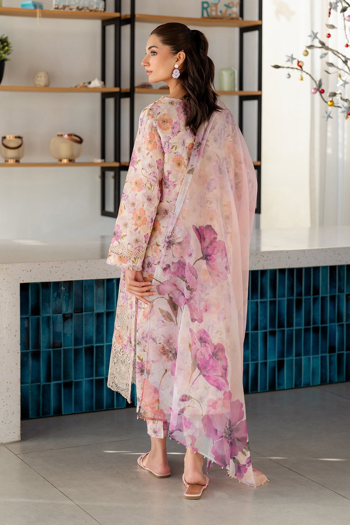 EMBROIDERED PRINTED LAWN SF-4099