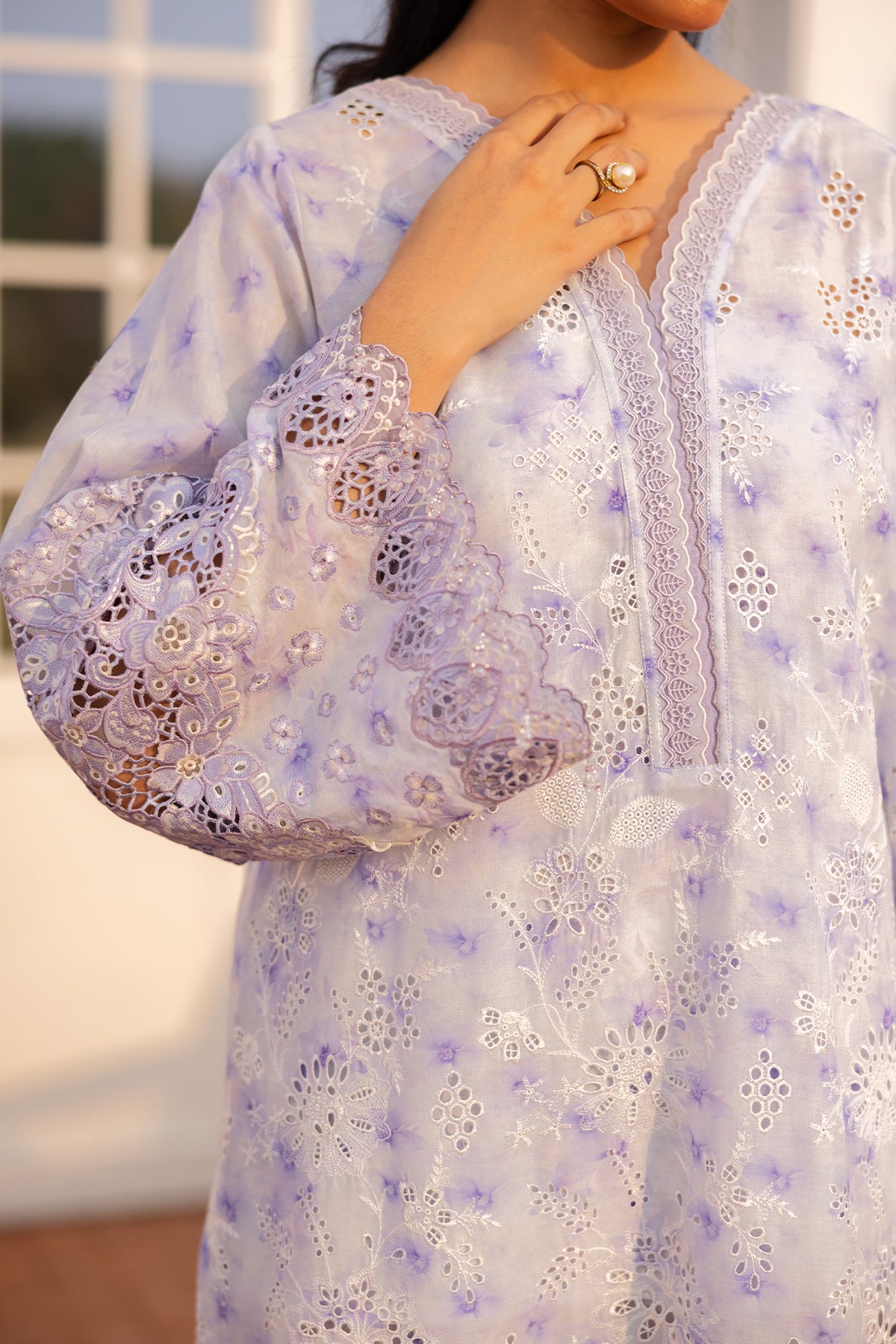 EMBROIDERED LAWN SF-4149