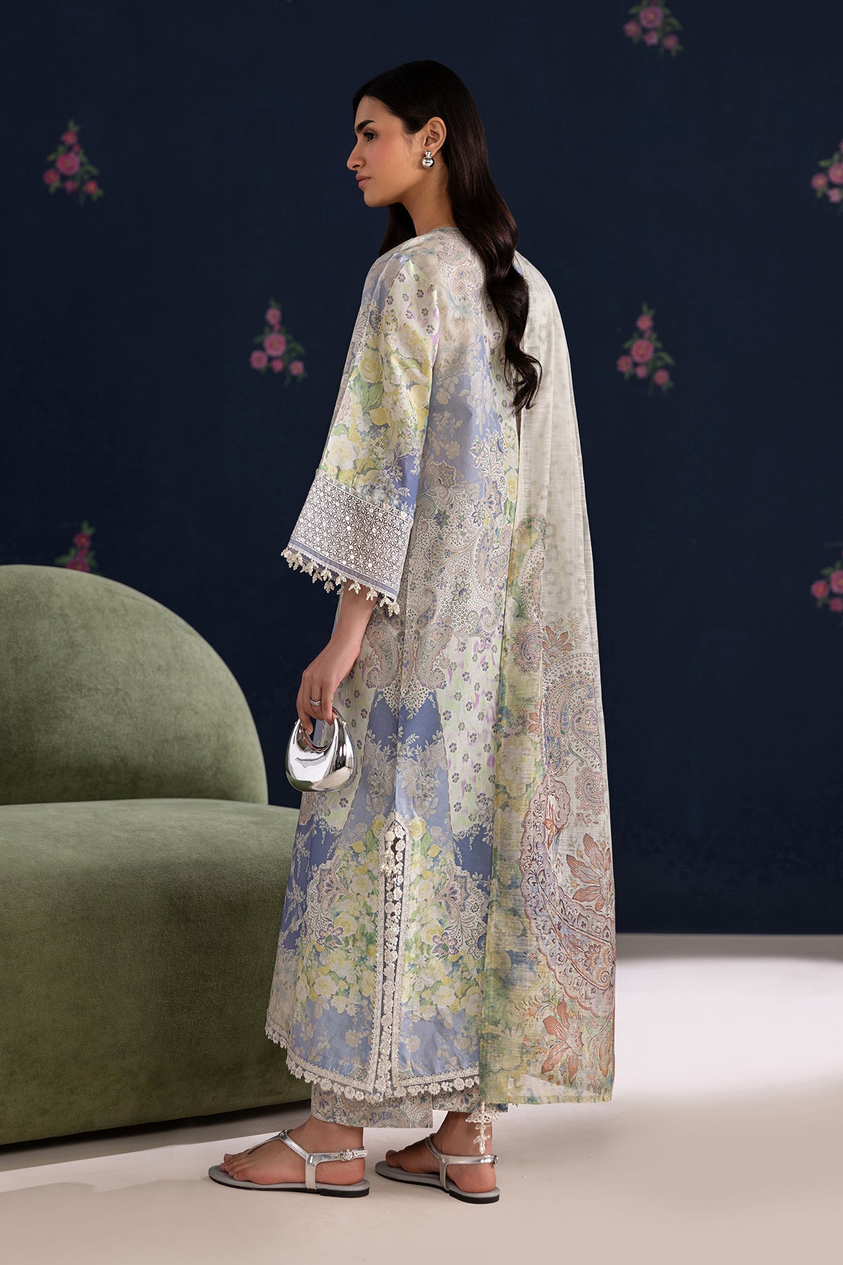 EMBROIDERED LAWN SF-4459