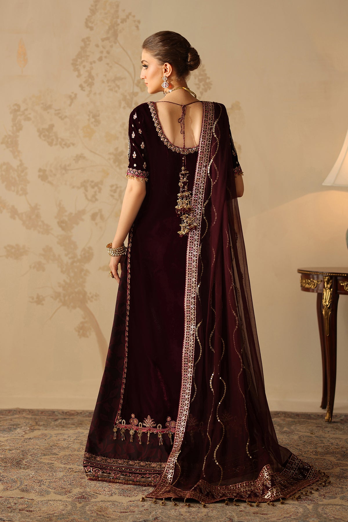 EMBROIDERED VELVET SF-4313