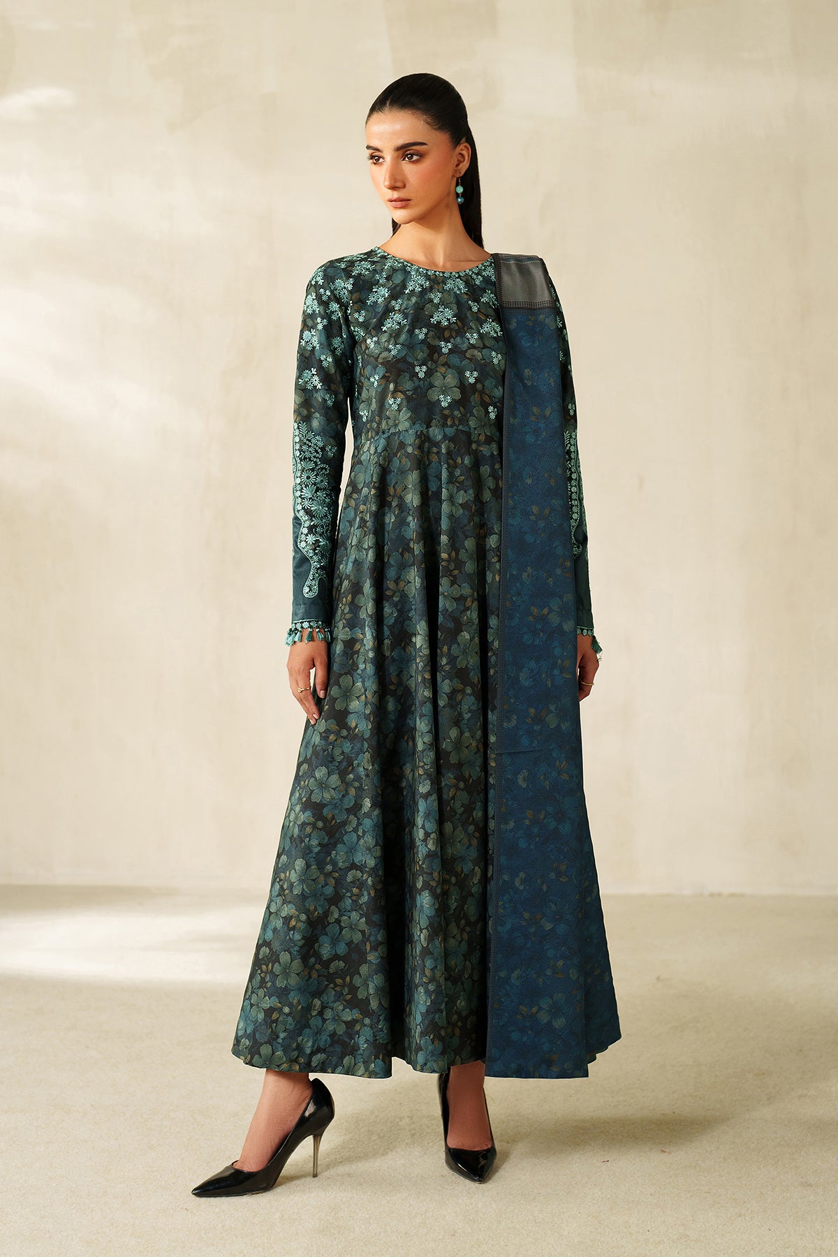 EMBROIDERED PRINTED KHADDAR PR-1231