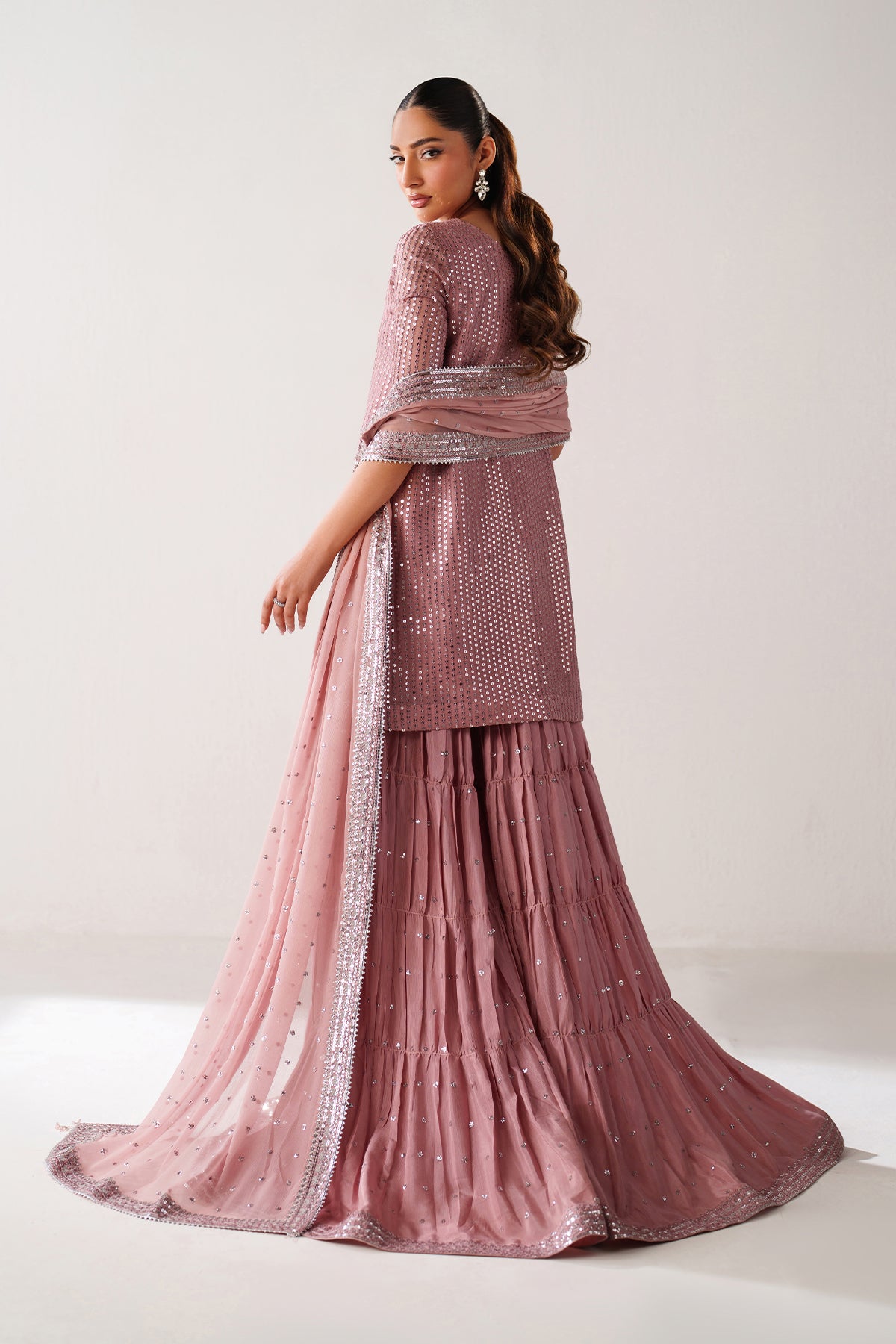 EMBROIDERED CHIFFON UF-4388