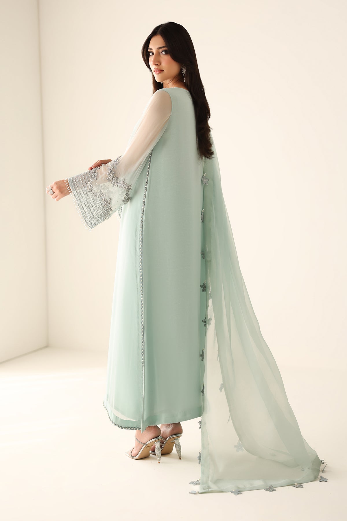 EMBROIDERED CHIFFON PR-1153