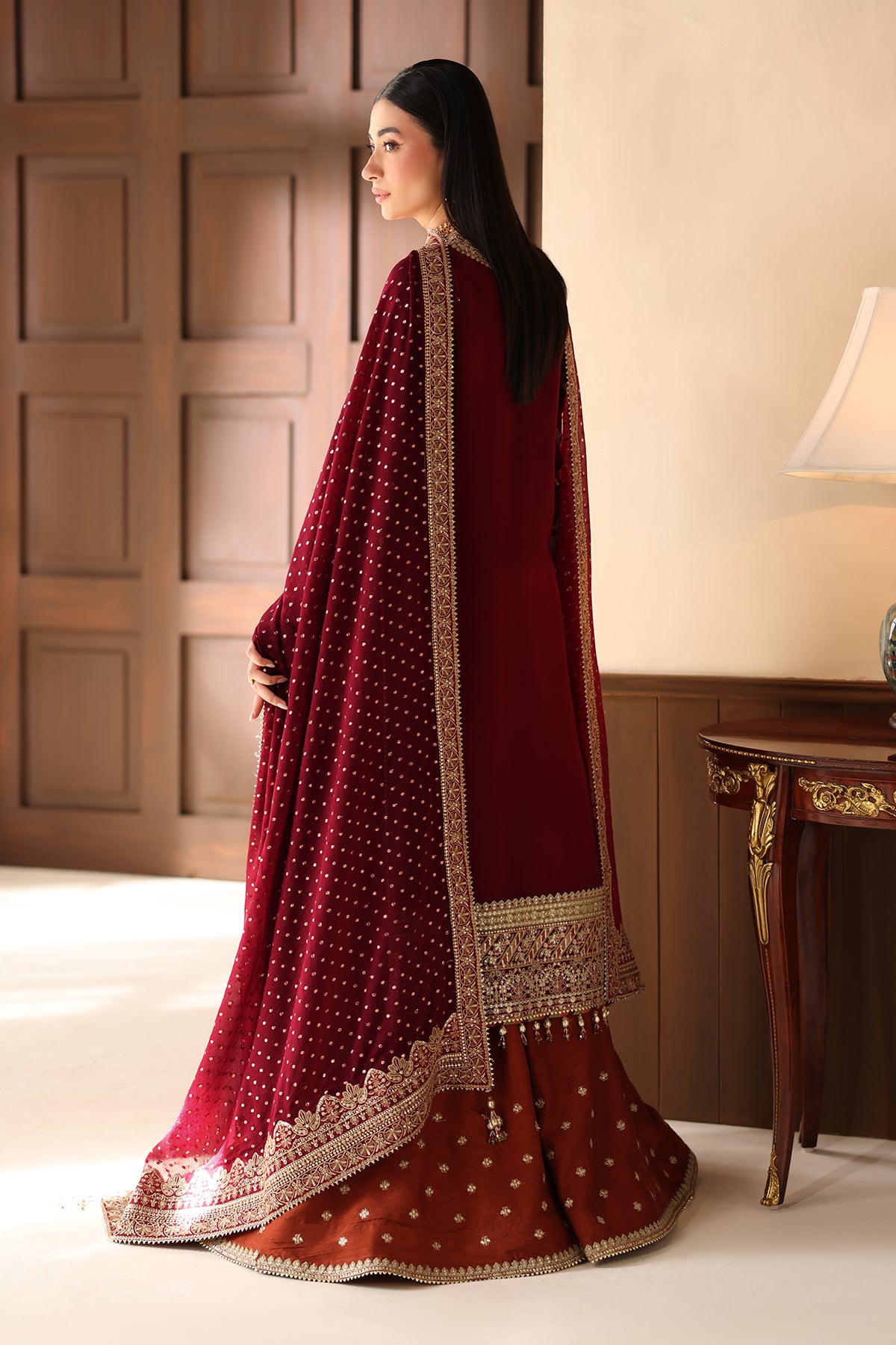 EMBROIDERED CHIFFON SF-4486