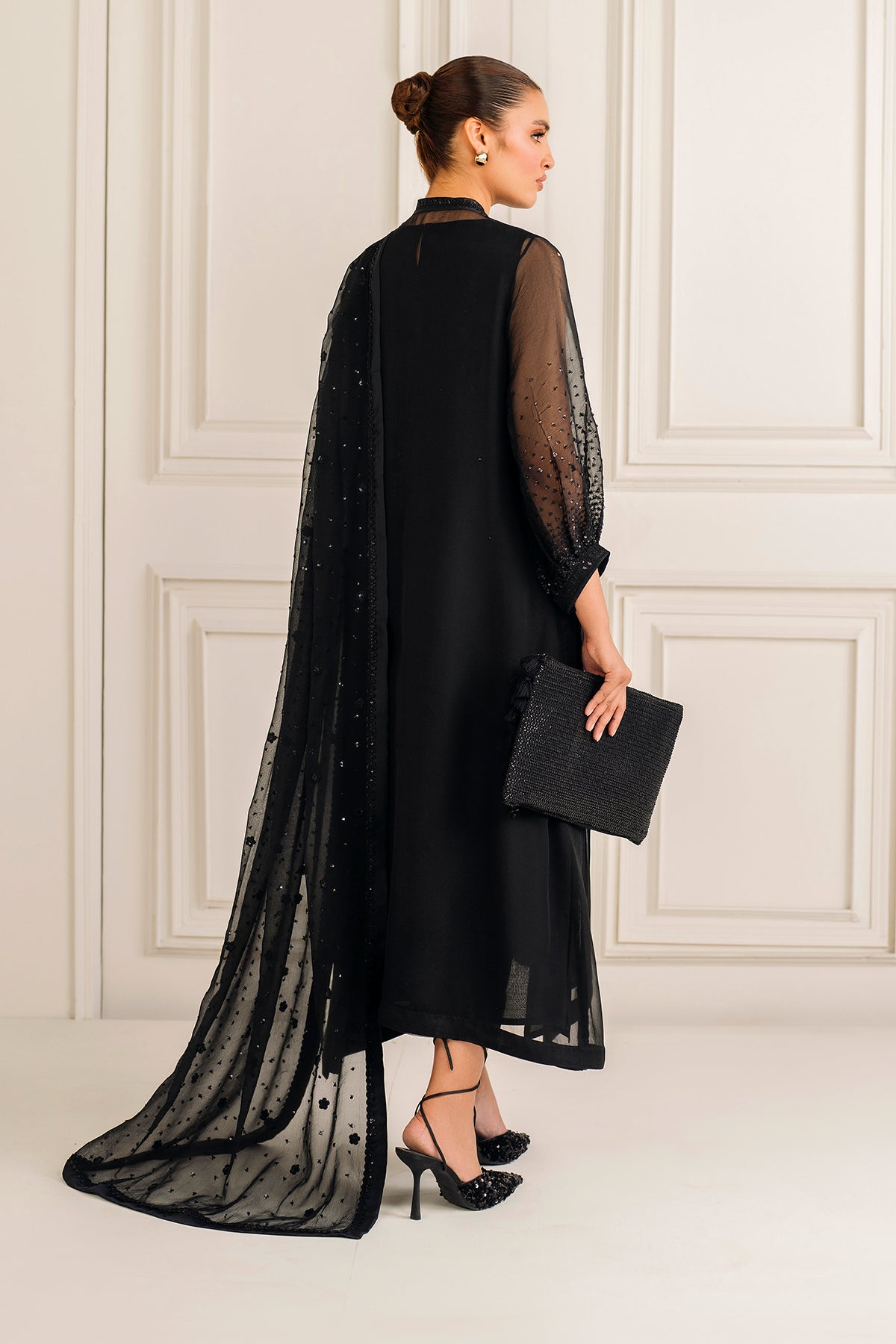 EMBROIDERED CHIFFON PR-1134