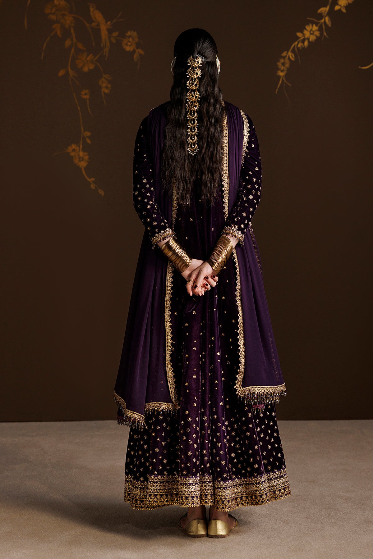 EMBROIDERED VELVET SF-4628