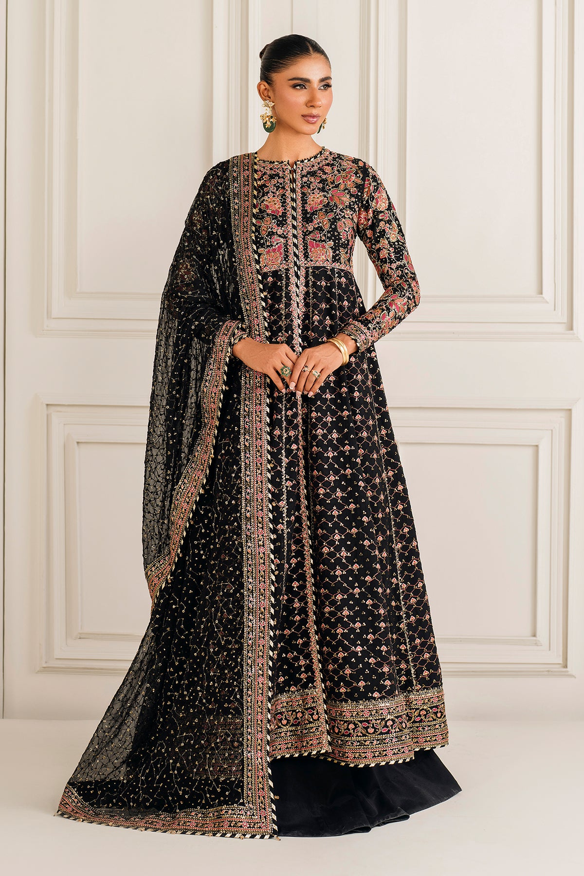EMBROIDERED CHIFFON SF-4156