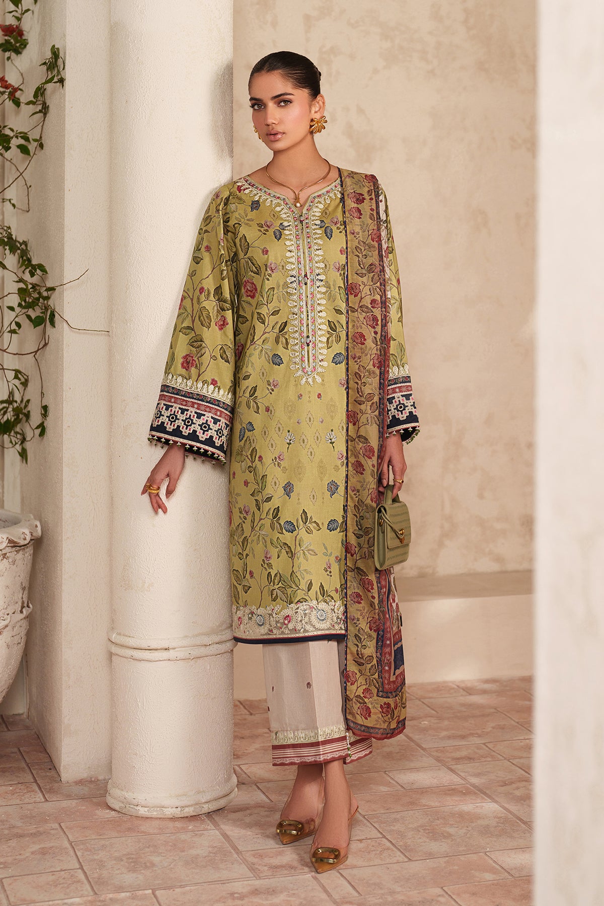 EMBROIDERED LAWN SF-4414