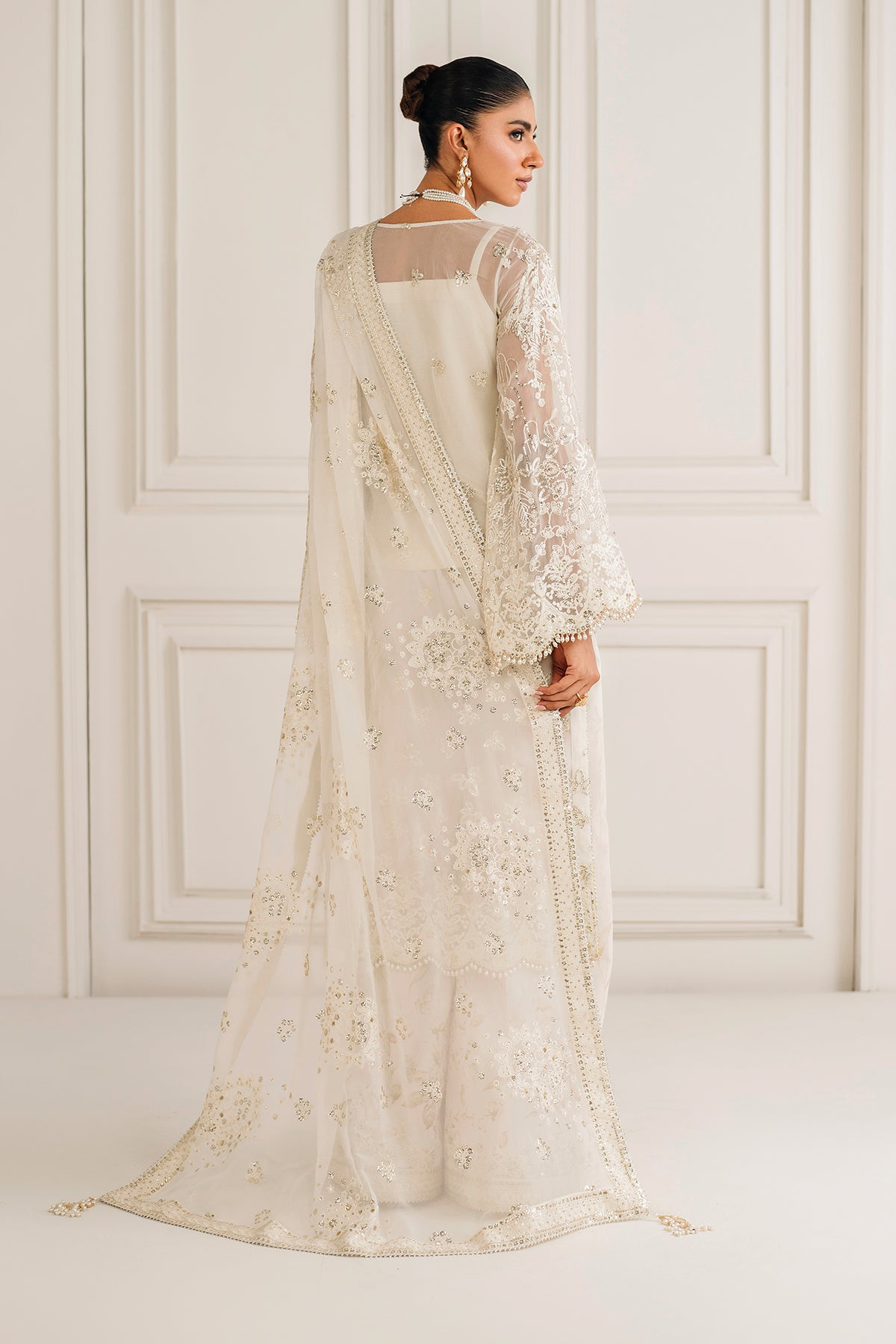 EMBROIDERED CHIFFON SF-4157
