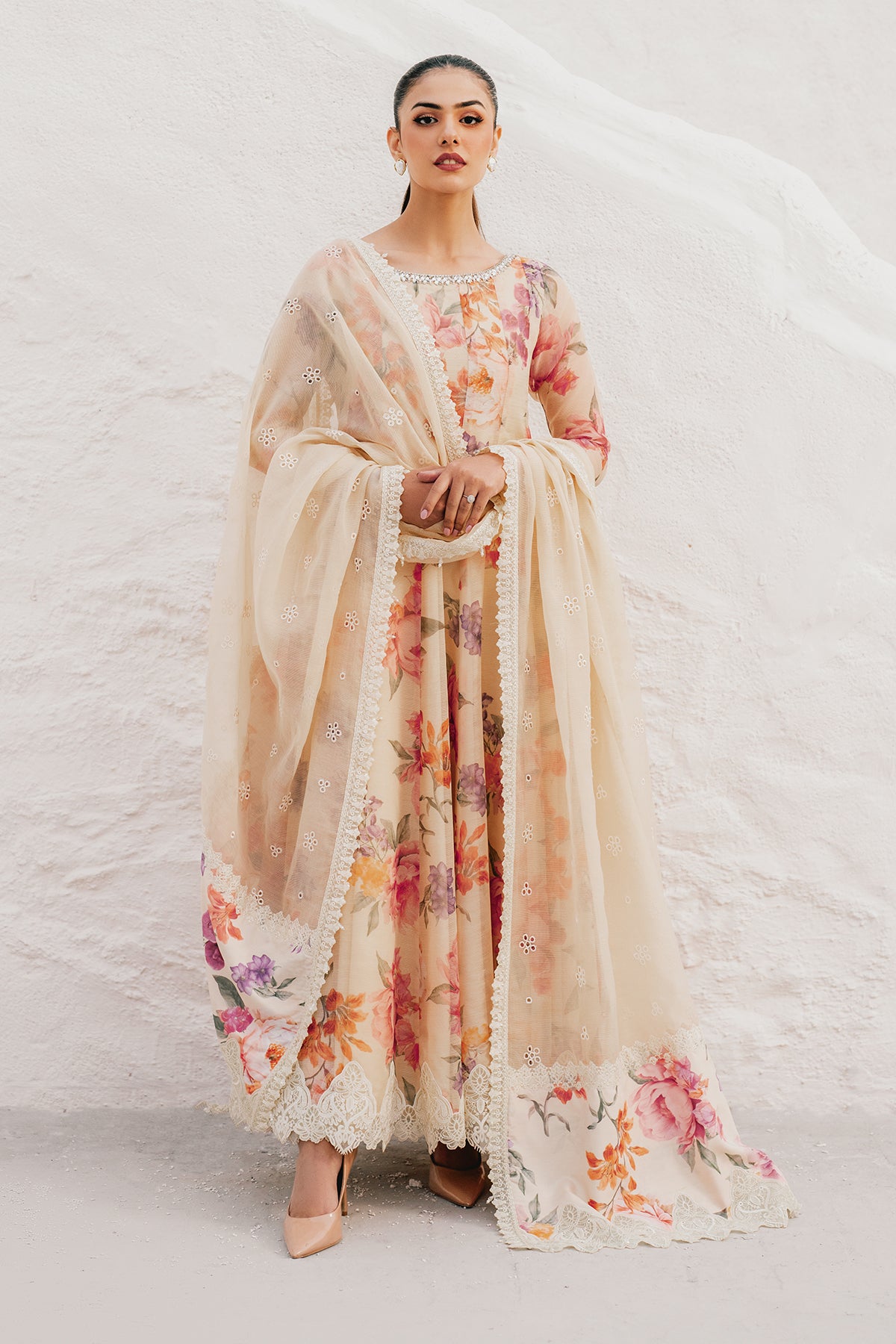 EMBROIDERED COTTON PATTI PR-1091