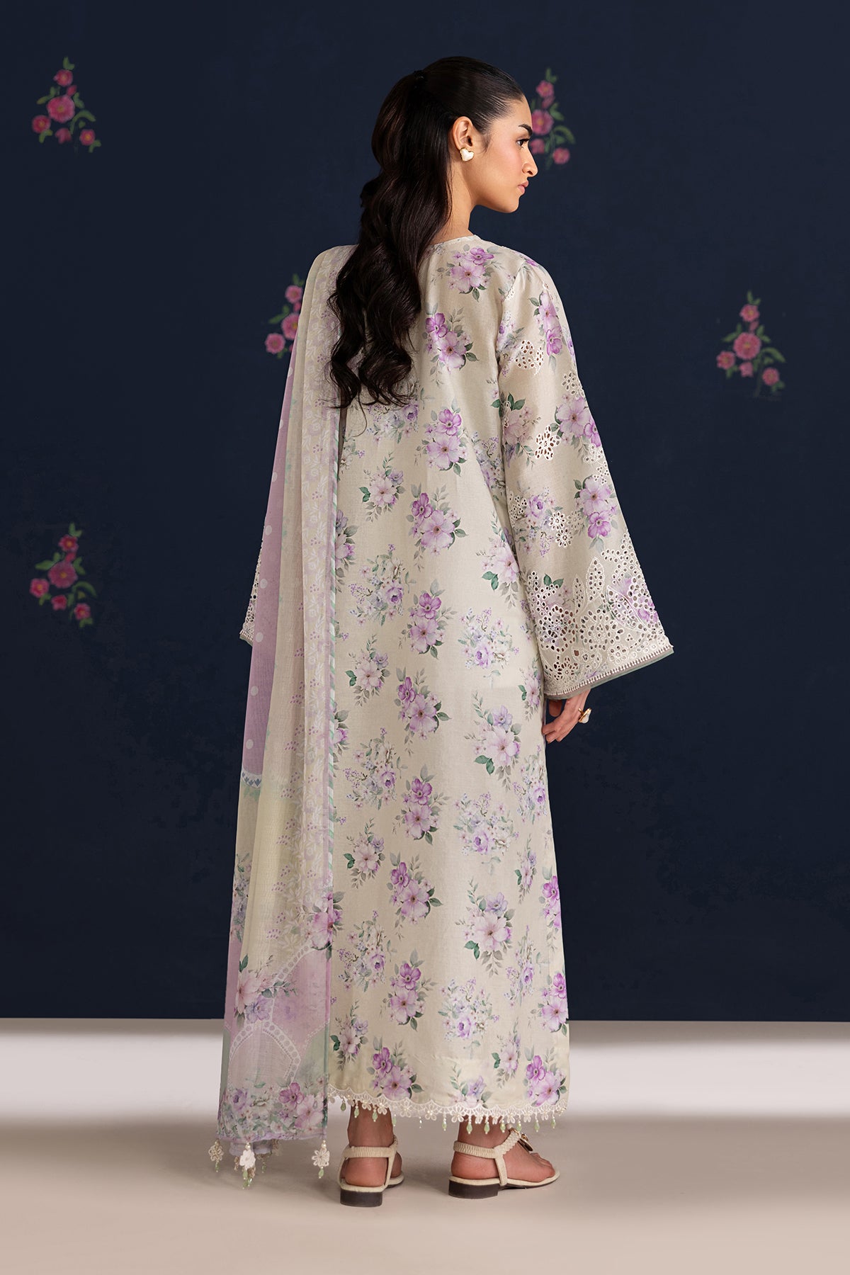 EMBROIDERED LAWN UF-4470