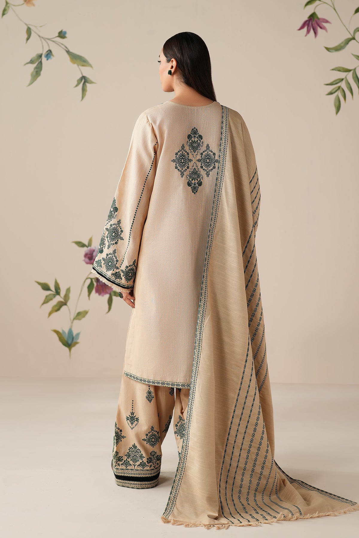 EMBROIDERED KHADDAR SF-4305