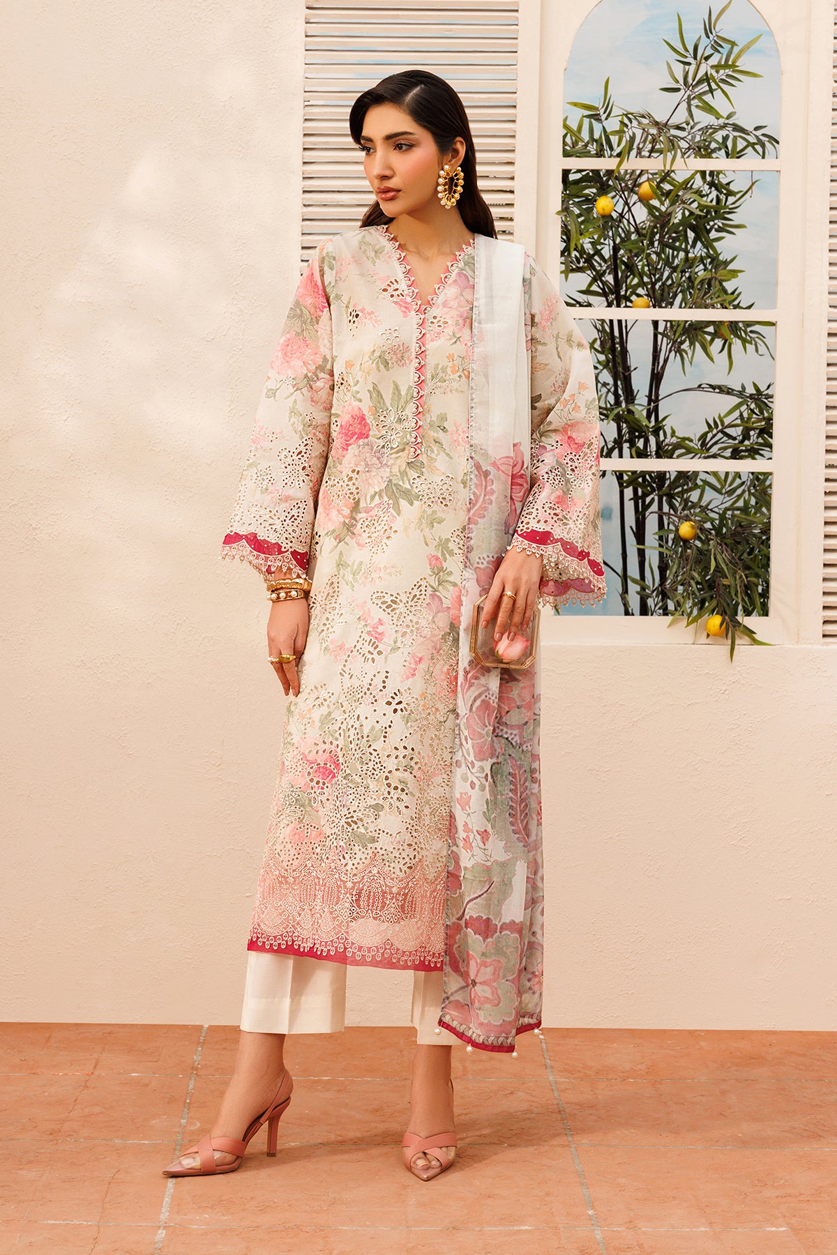 EMBROIDERED LAWN SF-4397