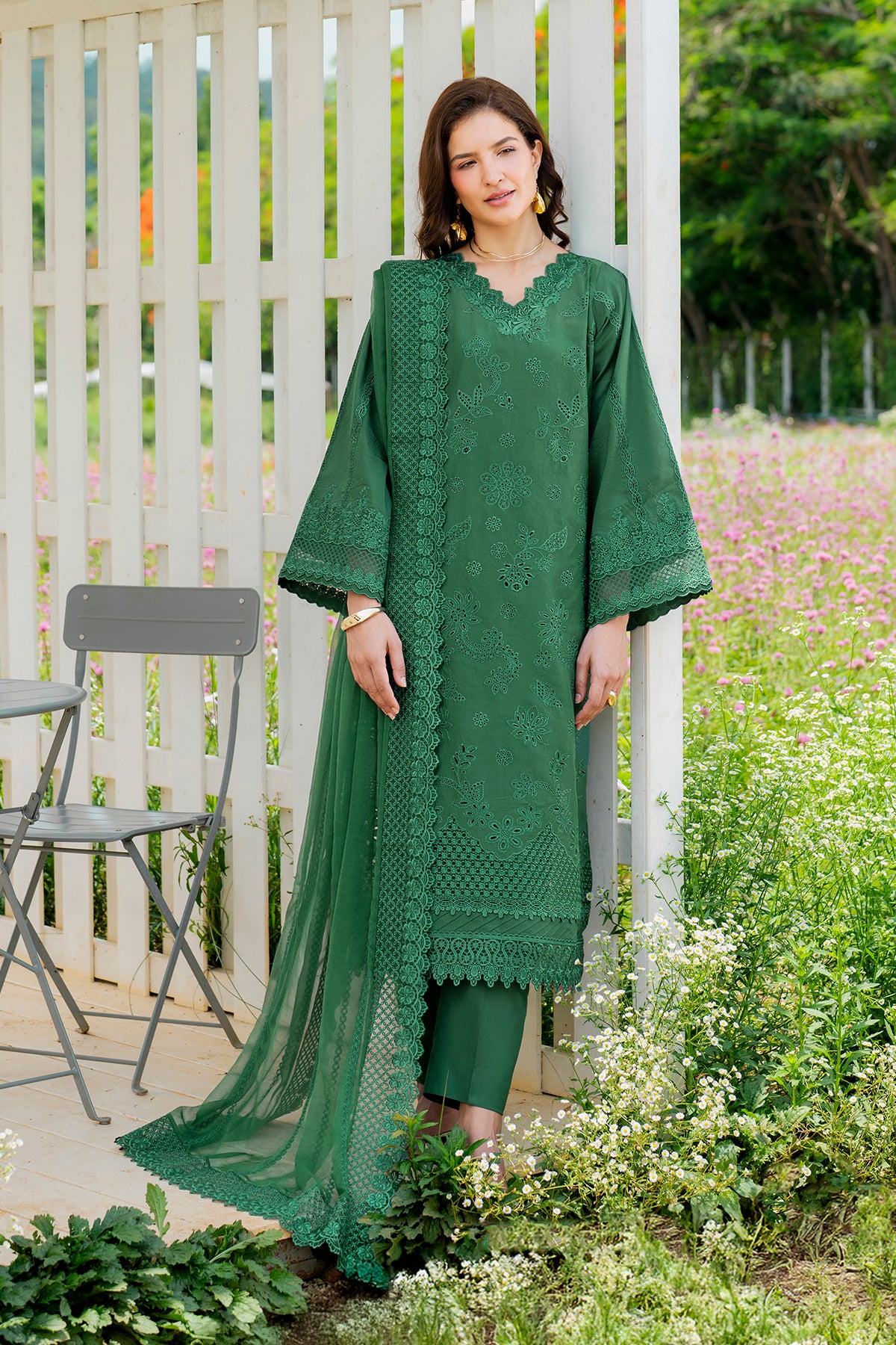 EMBROIDERED LAWN SF-4213