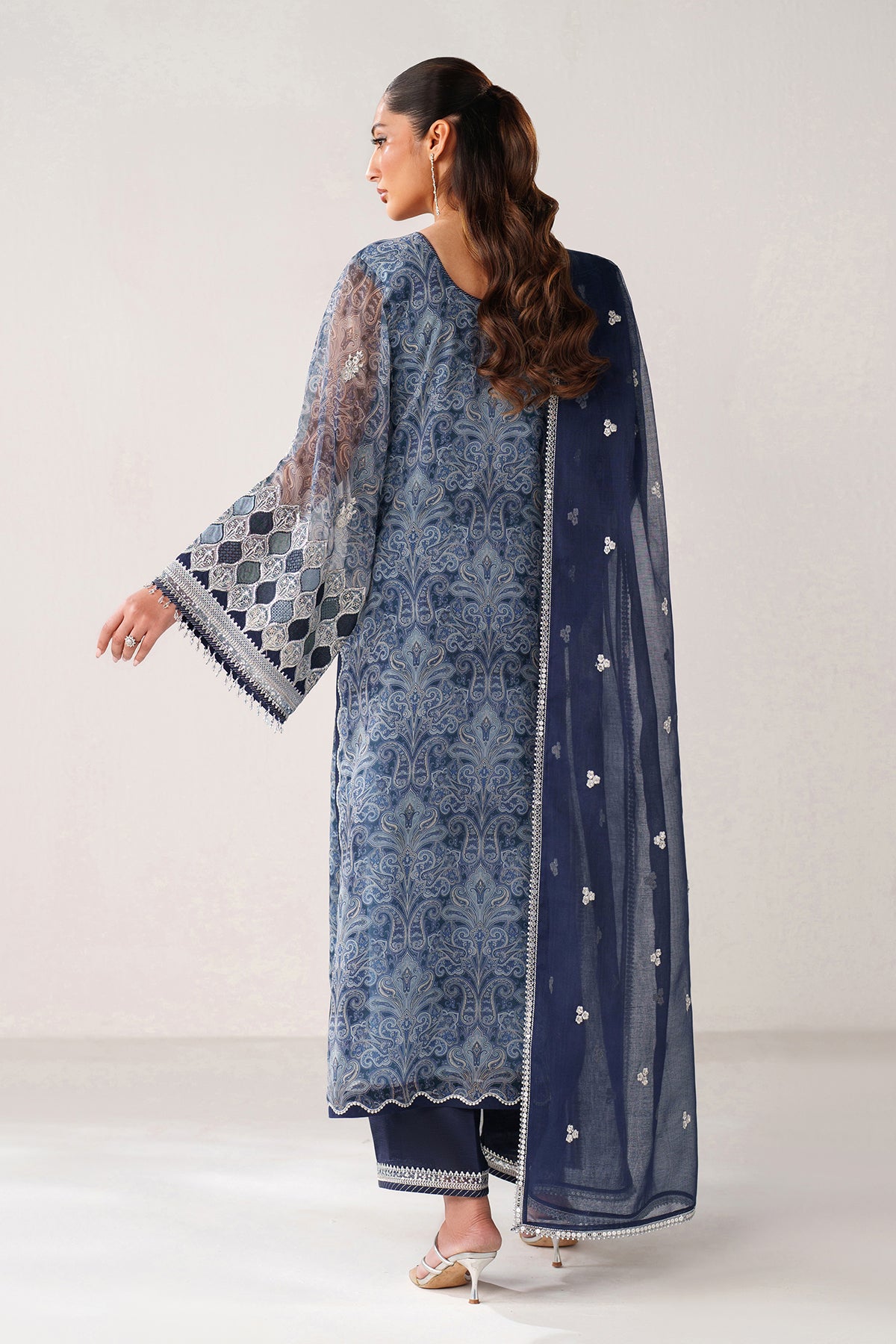 EMBROIDERED CHIFFON UF-4387