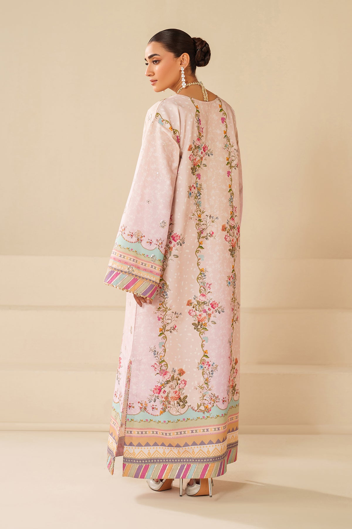 EMBROIDERED RAW SILK PR-1181