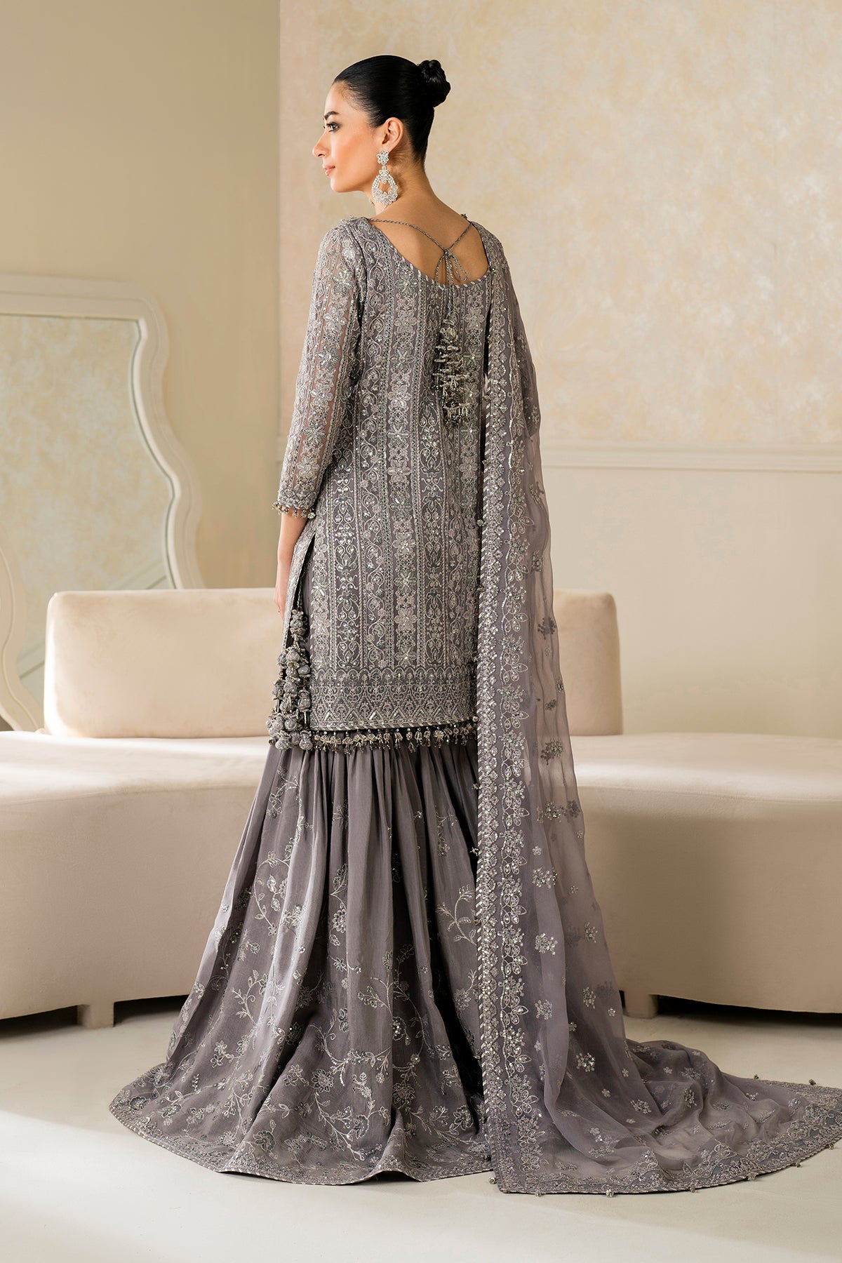 EMBROIDERED CHIFFON SF-4161