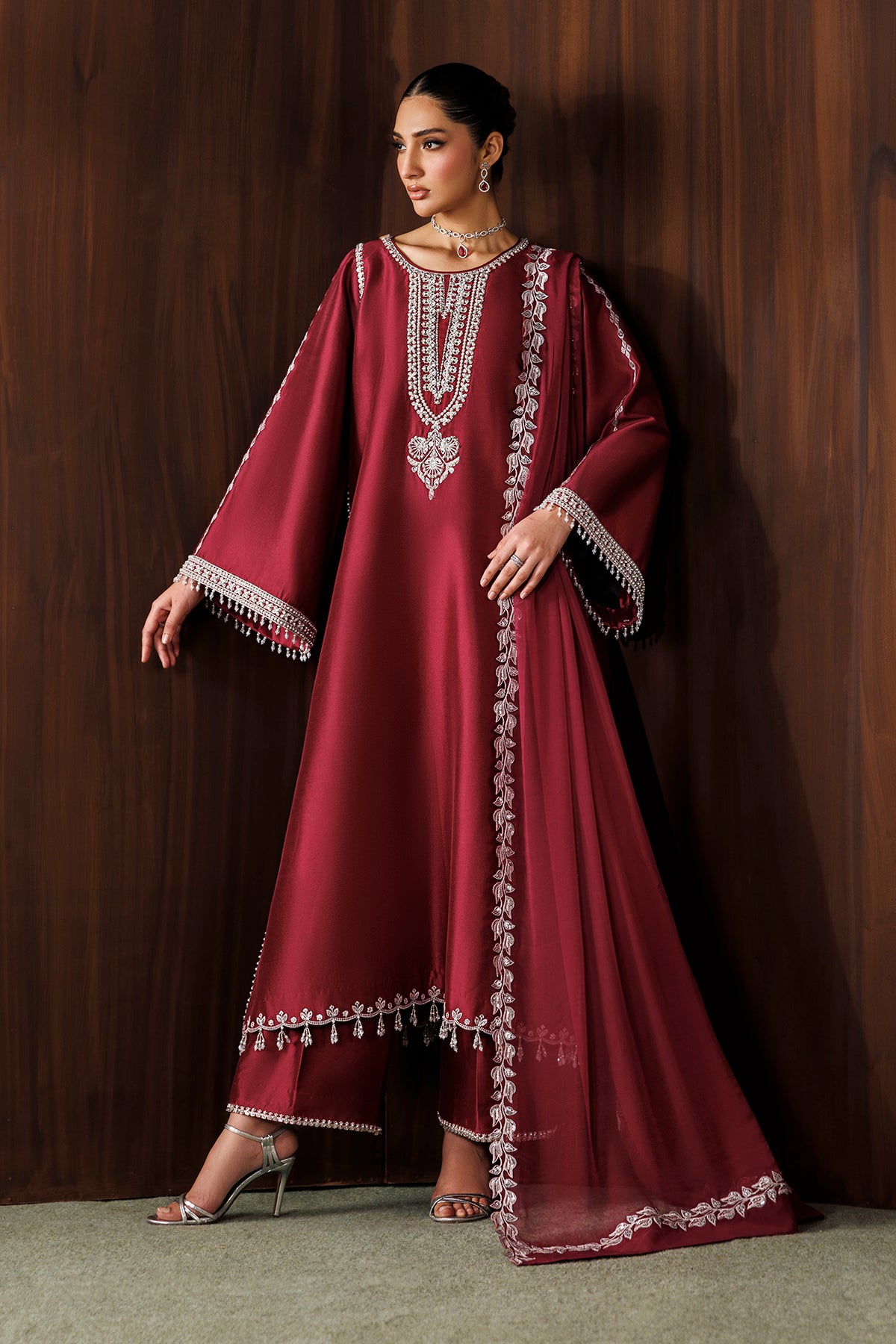 sheesha silk dress Caramel Sheesha Silk Suit | Iznik Fashion