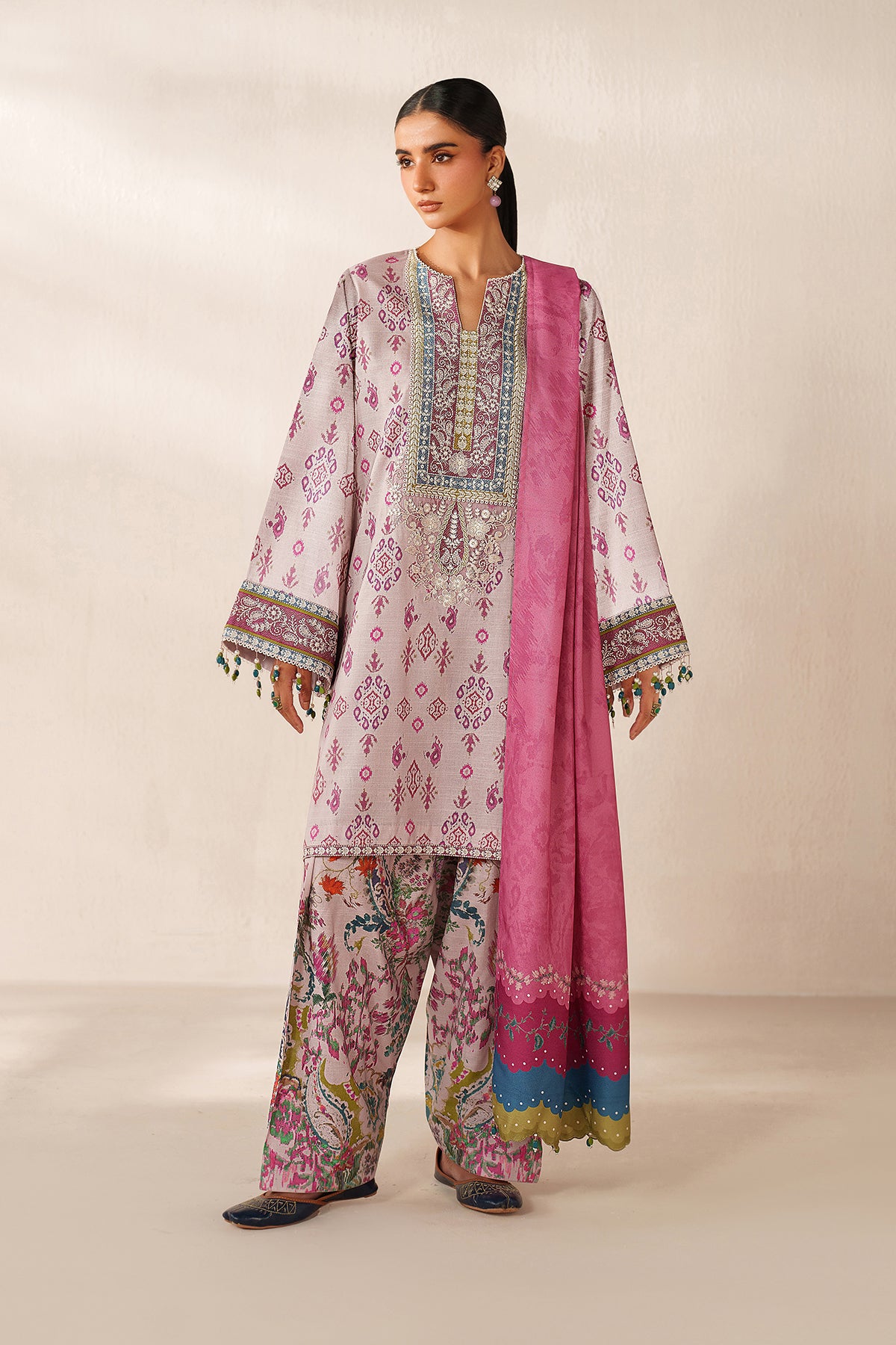 EMBROIDERED KHADDAR UF-4357