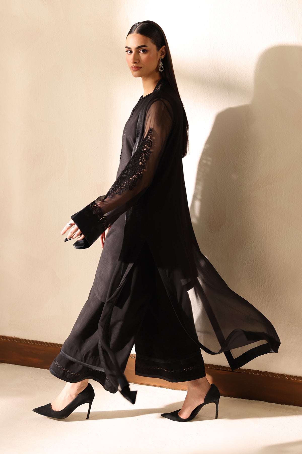 EMBROIDERED CHIFFON PR-1356