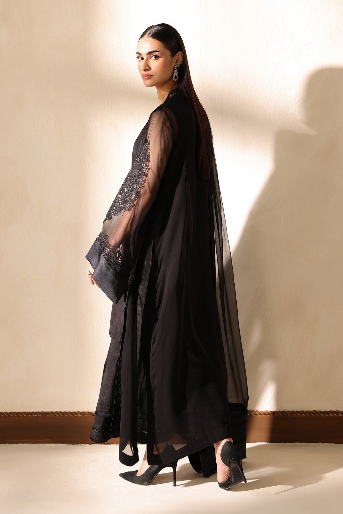 EMBROIDERED CHIFFON PR-1356