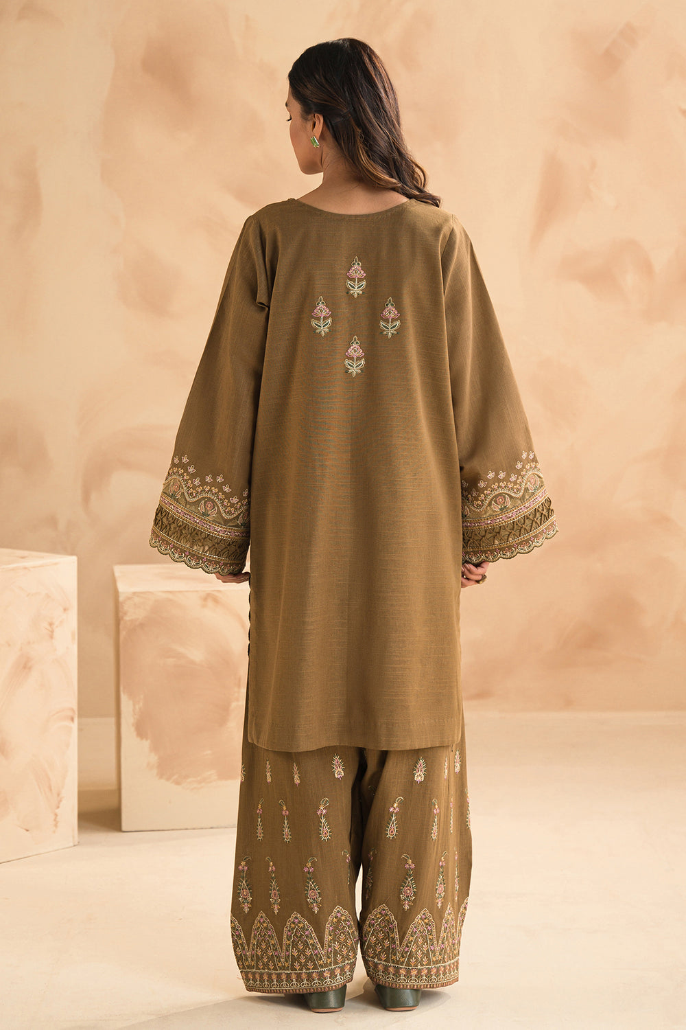 Pret Essentials by Sahar Pret Embroidered Khaddar 2 Piece AWEK-RR-06 - Winter Collection main image 0