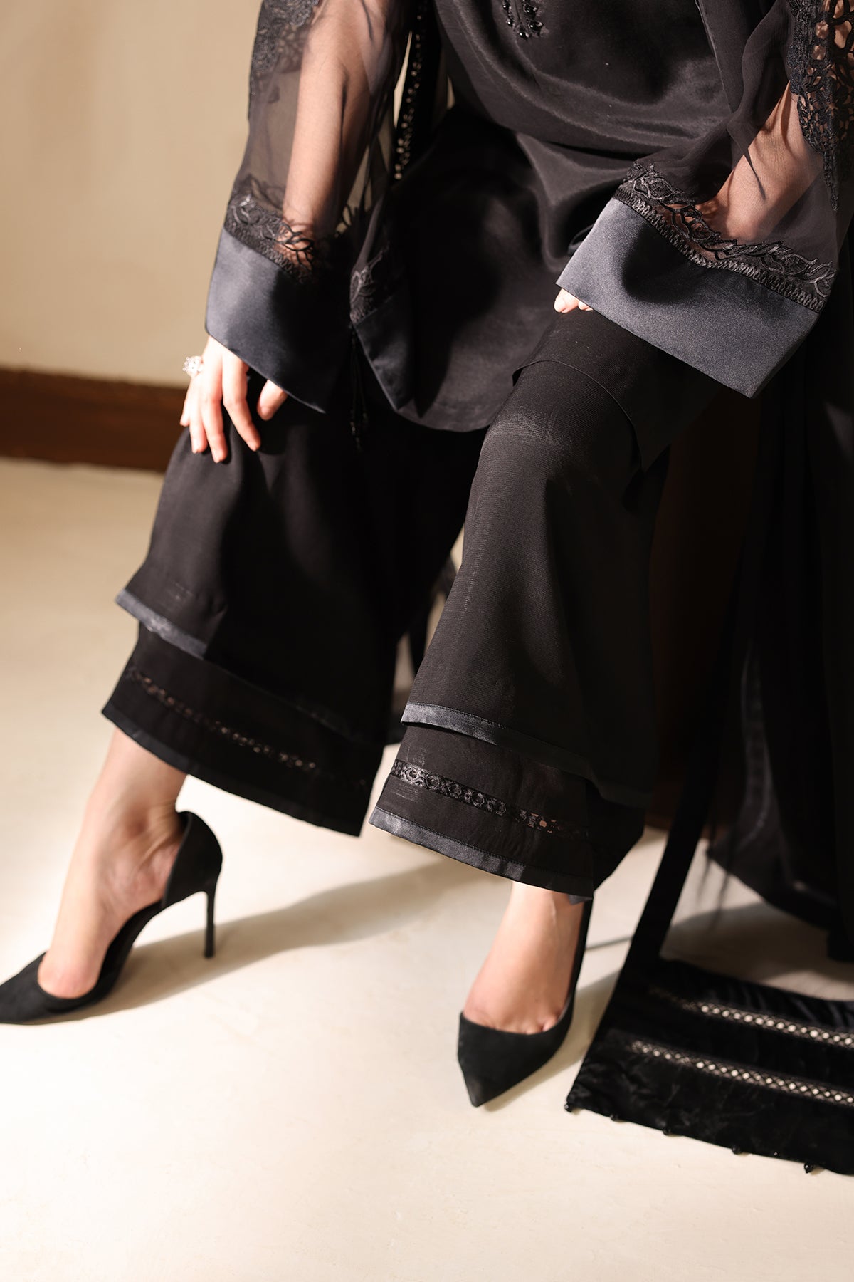 EMBROIDERED CHIFFON PR-1356