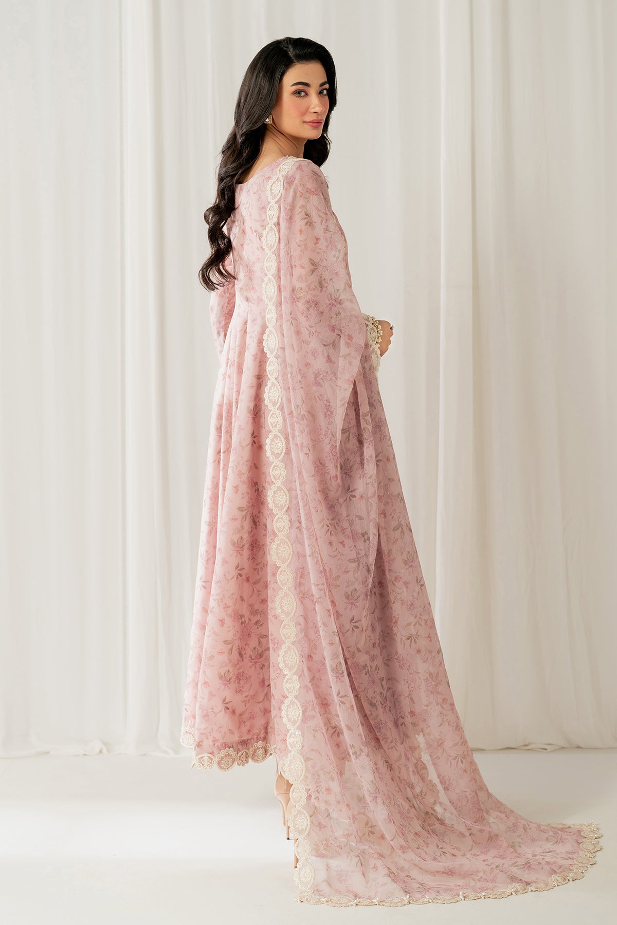 EMBROIDERED CHIFFON PR-1092