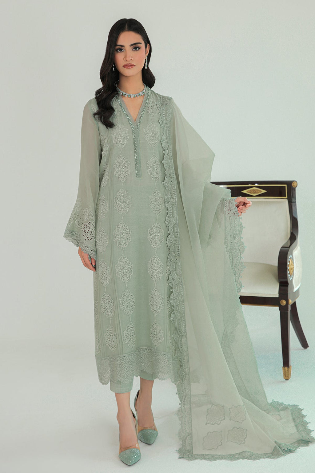 Baroque EMBROIDERED CHIFFON SF-234, view 1
