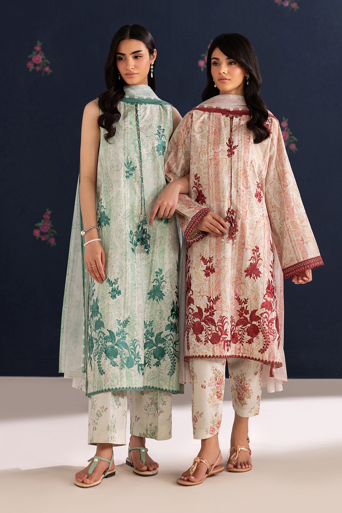 EMBROIDERED LAWN UF-4456