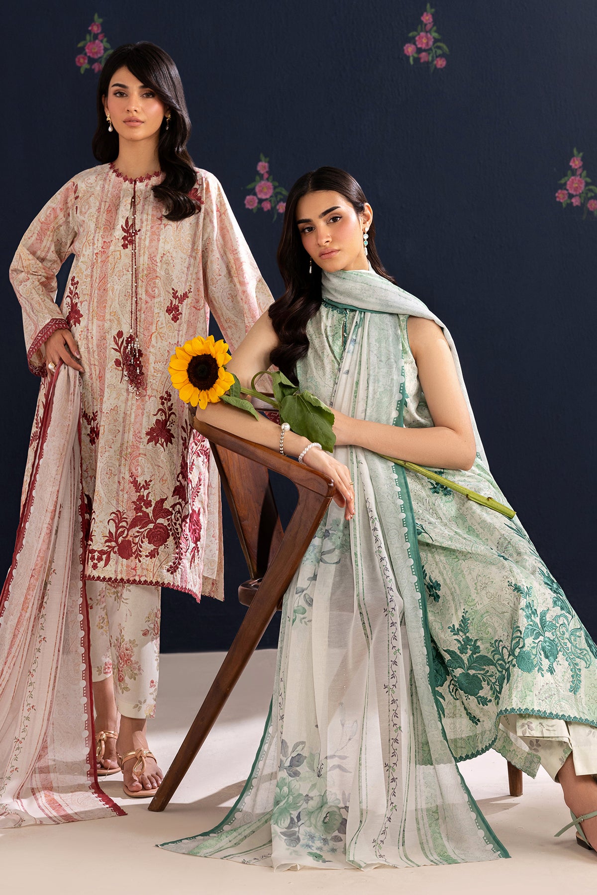 EMBROIDERED LAWN UF-4457