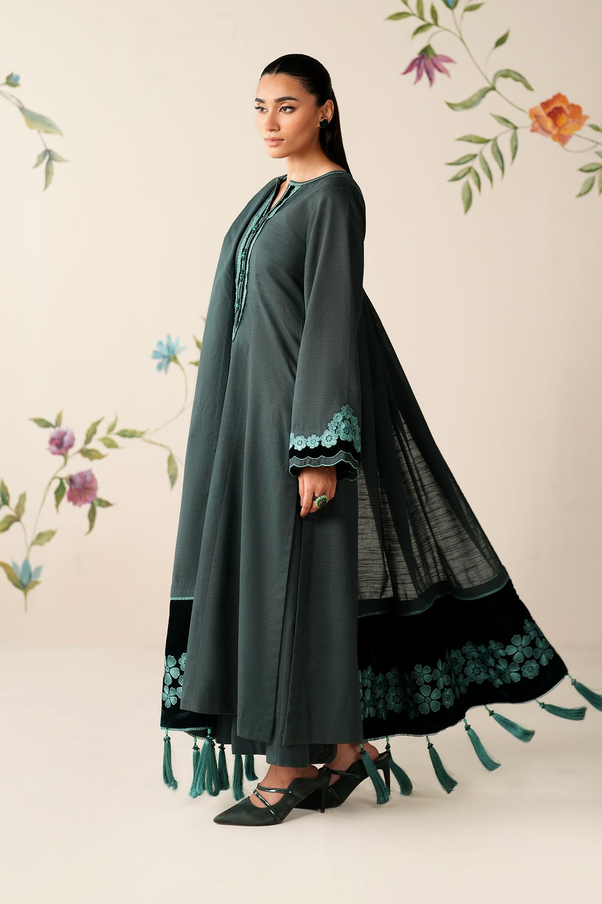 EMBROIDERED KHADDAR PR-1192