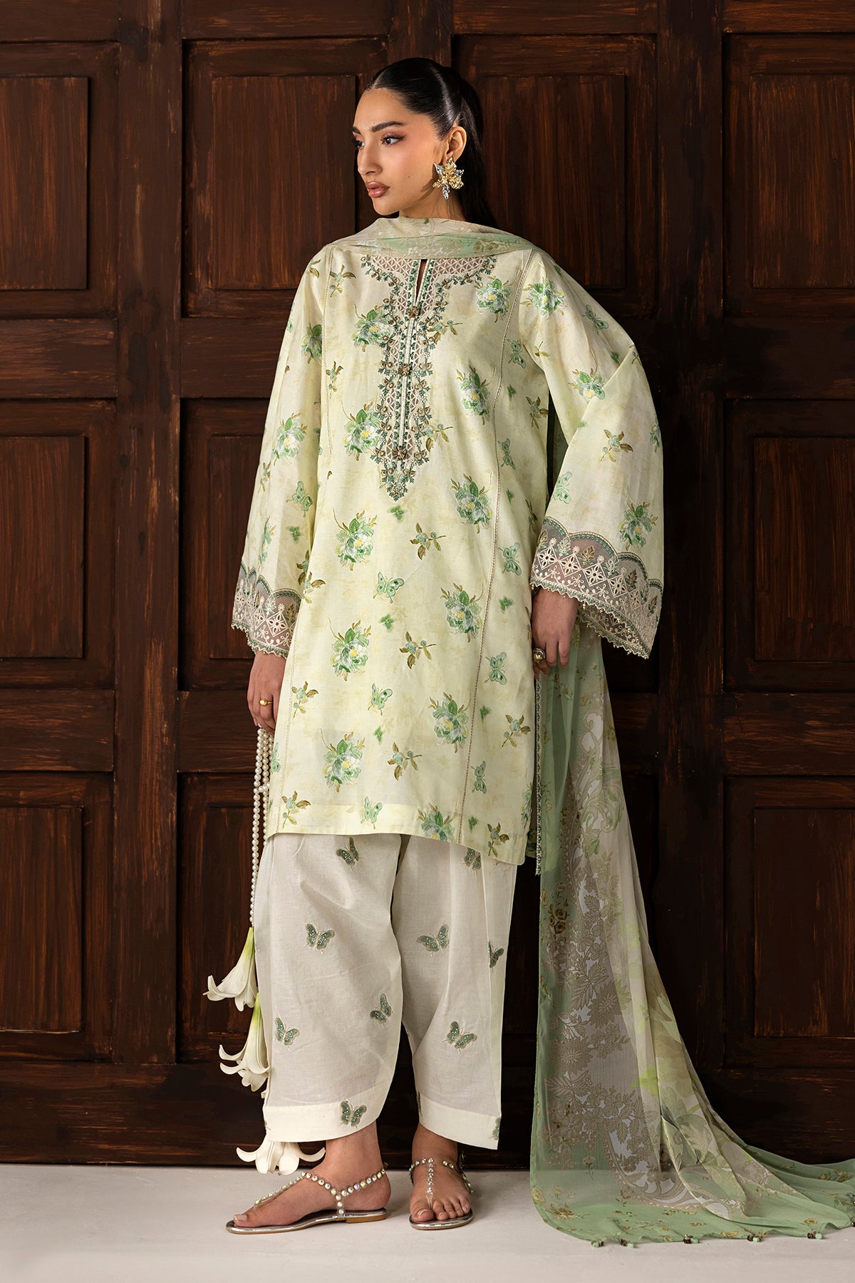 EMBROIDERED LAWN UF-4420