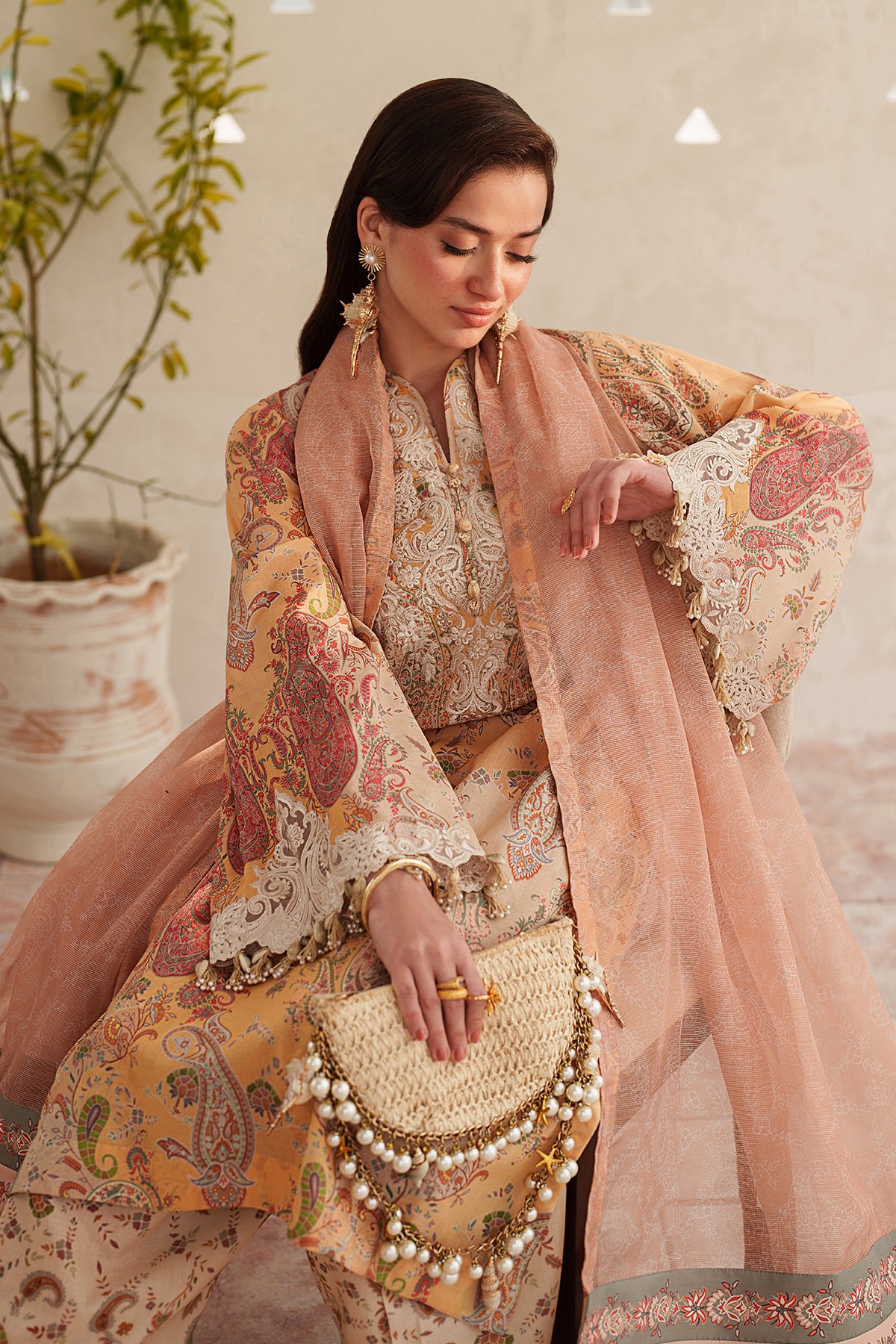 EMBROIDERED LAWN SF-4403