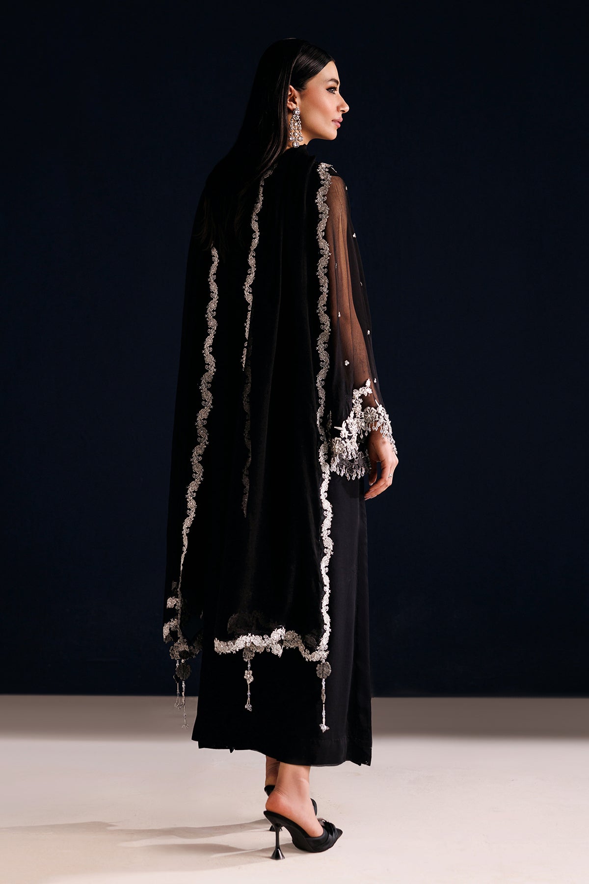 EMBROIDERED CHIFFON PR-1318
