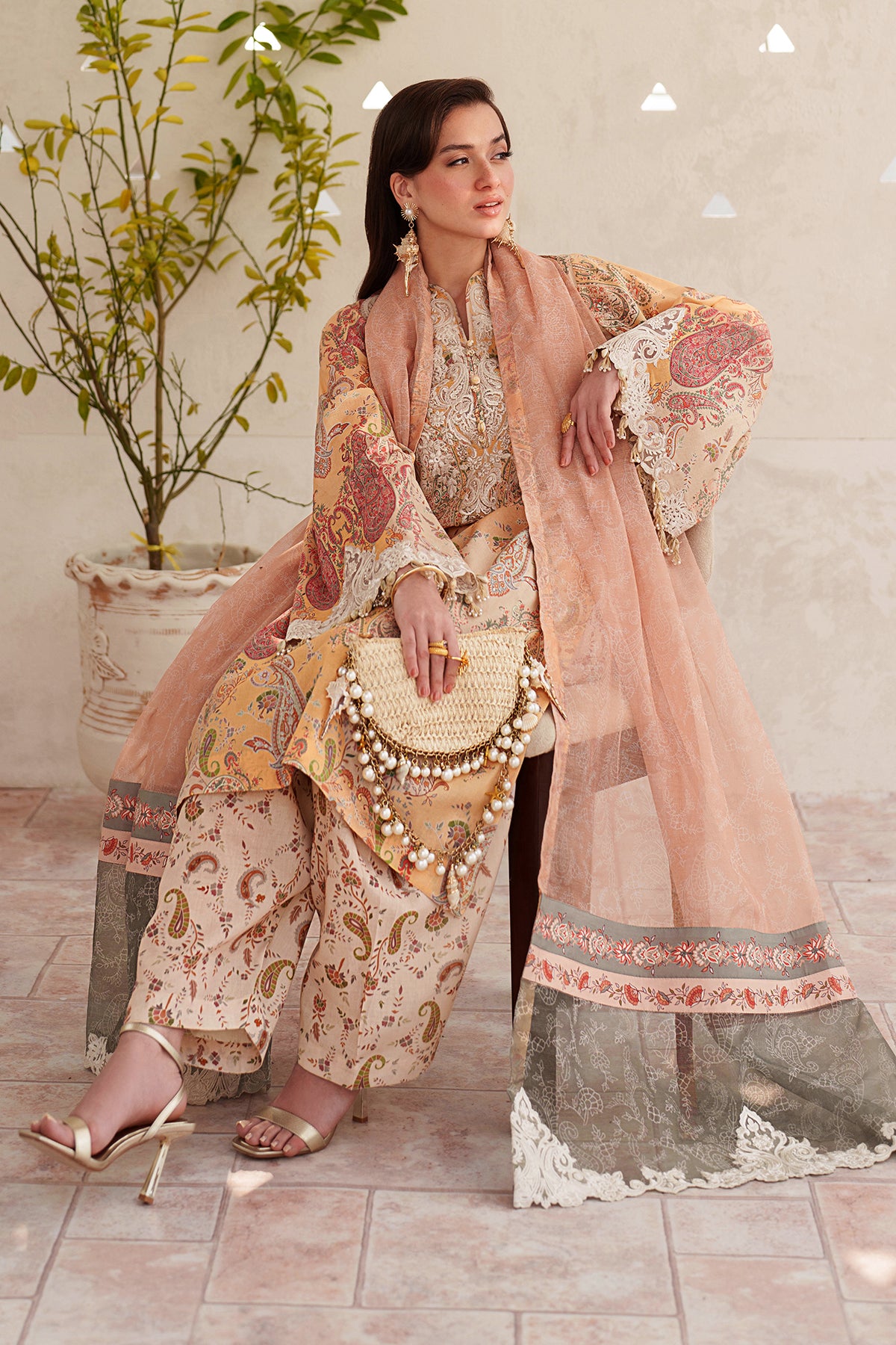 EMBROIDERED LAWN SF-4403
