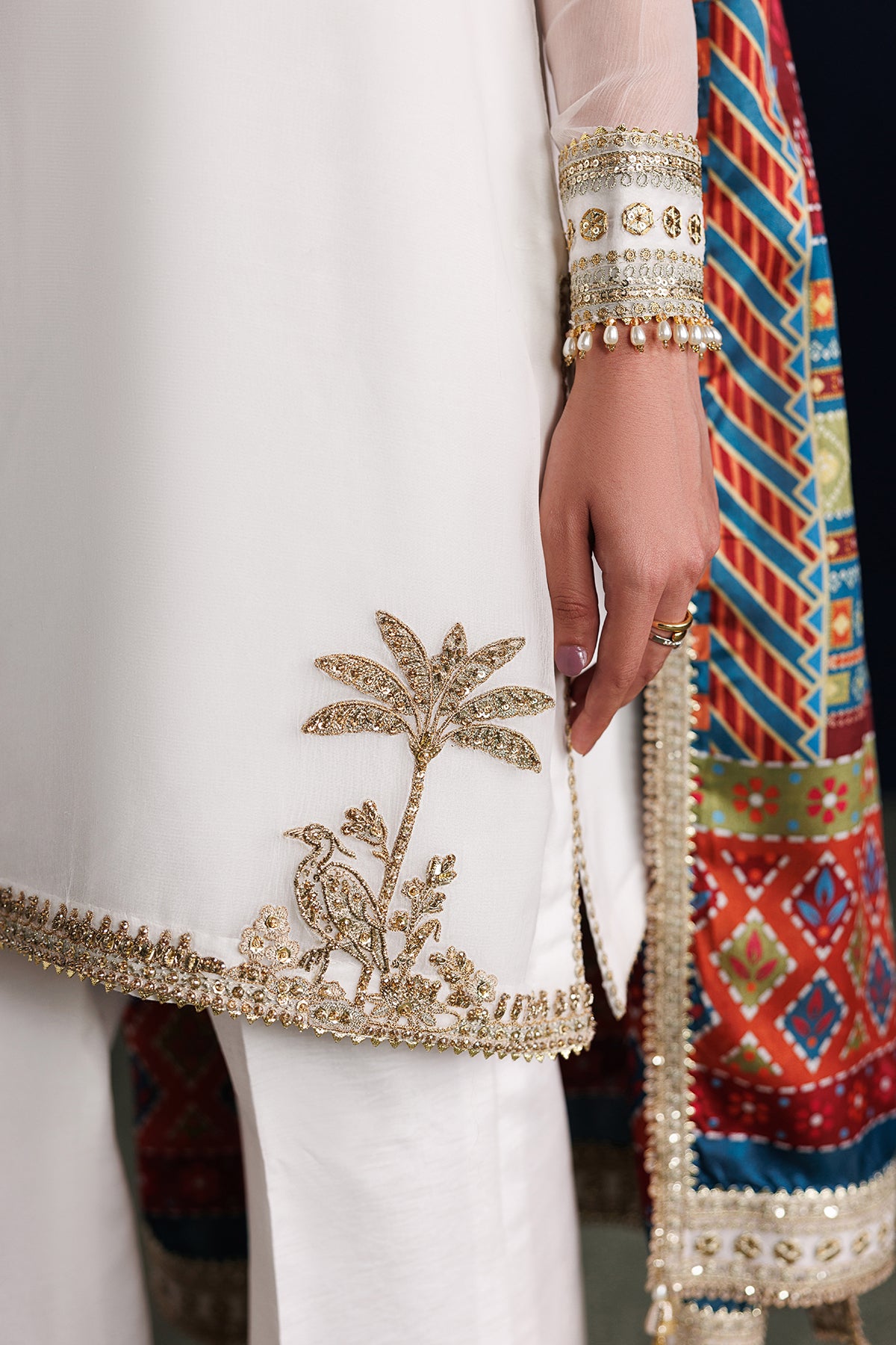 EMBROIDERED CHIFFON PR-1314