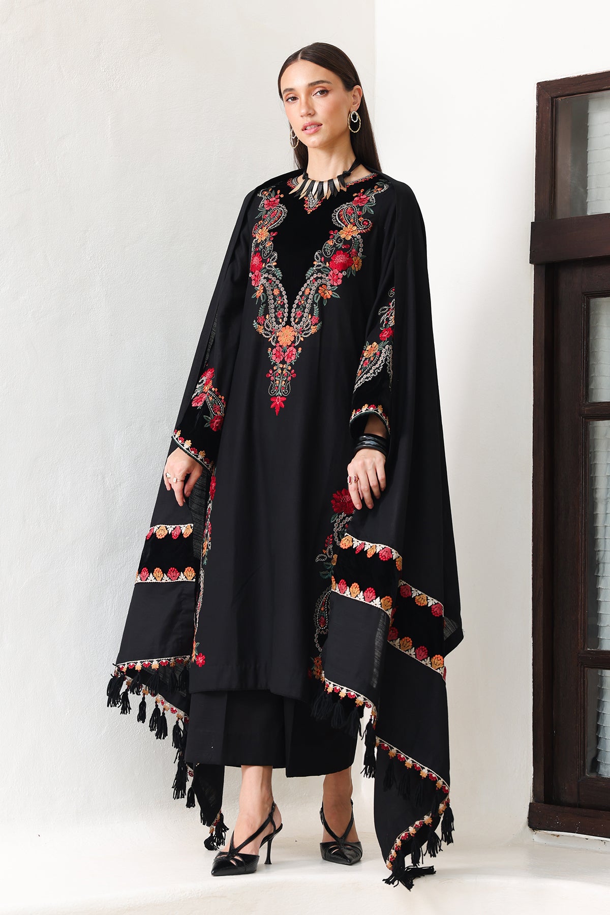 EMBROIDERED KHADDAR PR-1417