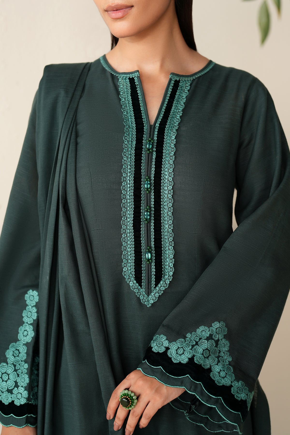 EMBROIDERED KHADDAR PR-1192