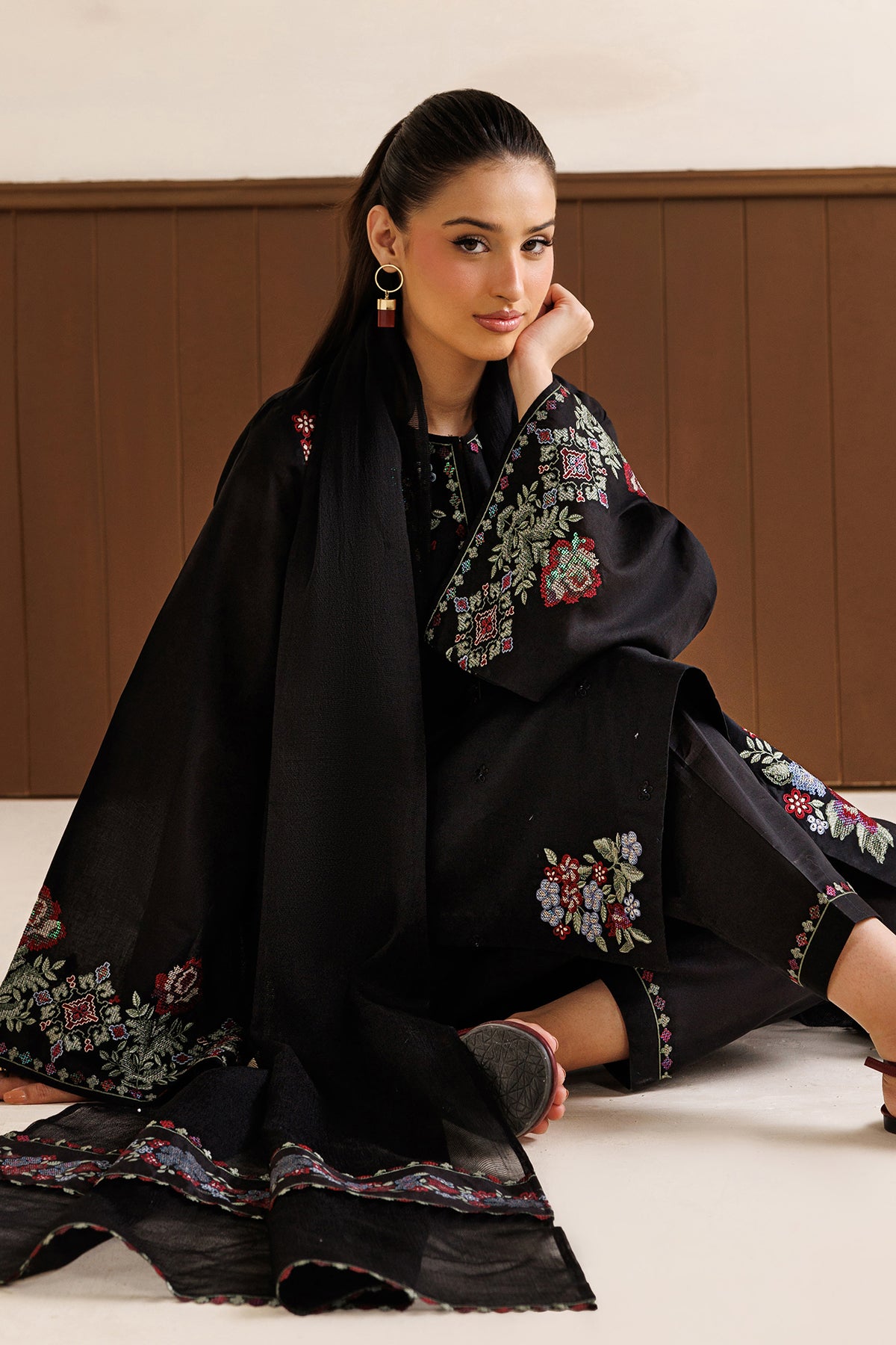 EMBROIDERED LAWN PR-1338