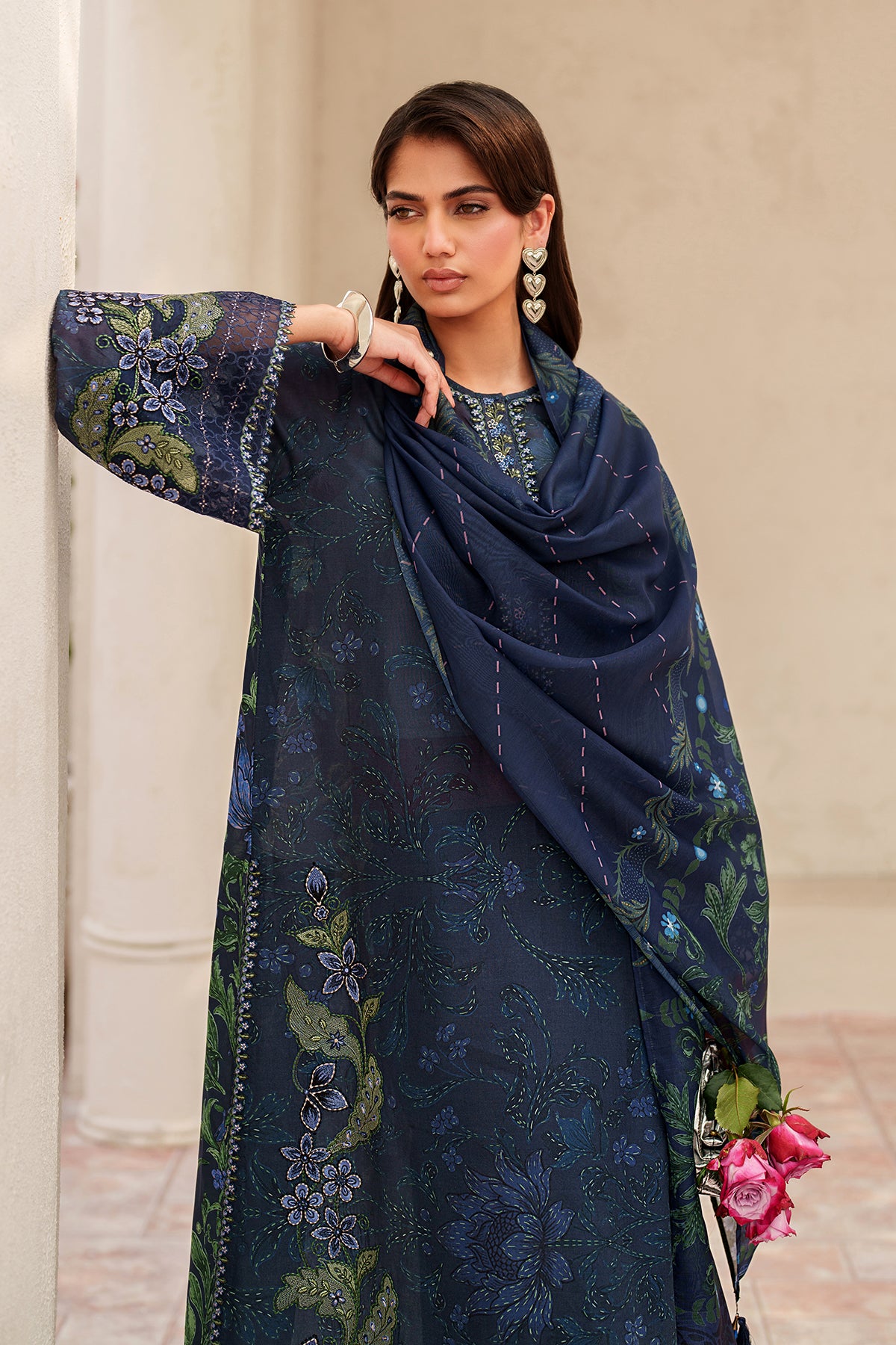 EMBROIDERED LAWN SF-4404