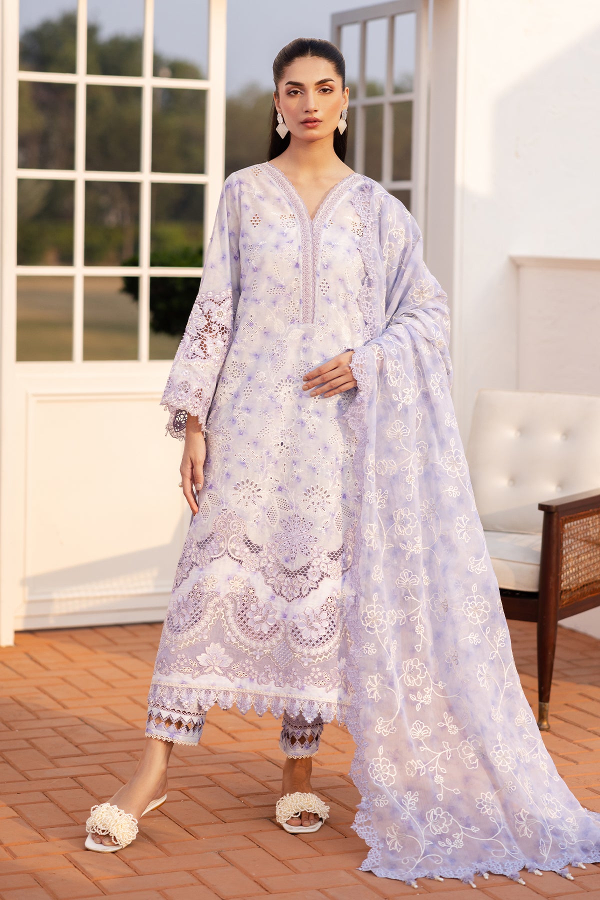 EMBROIDERED LAWN SF-4149