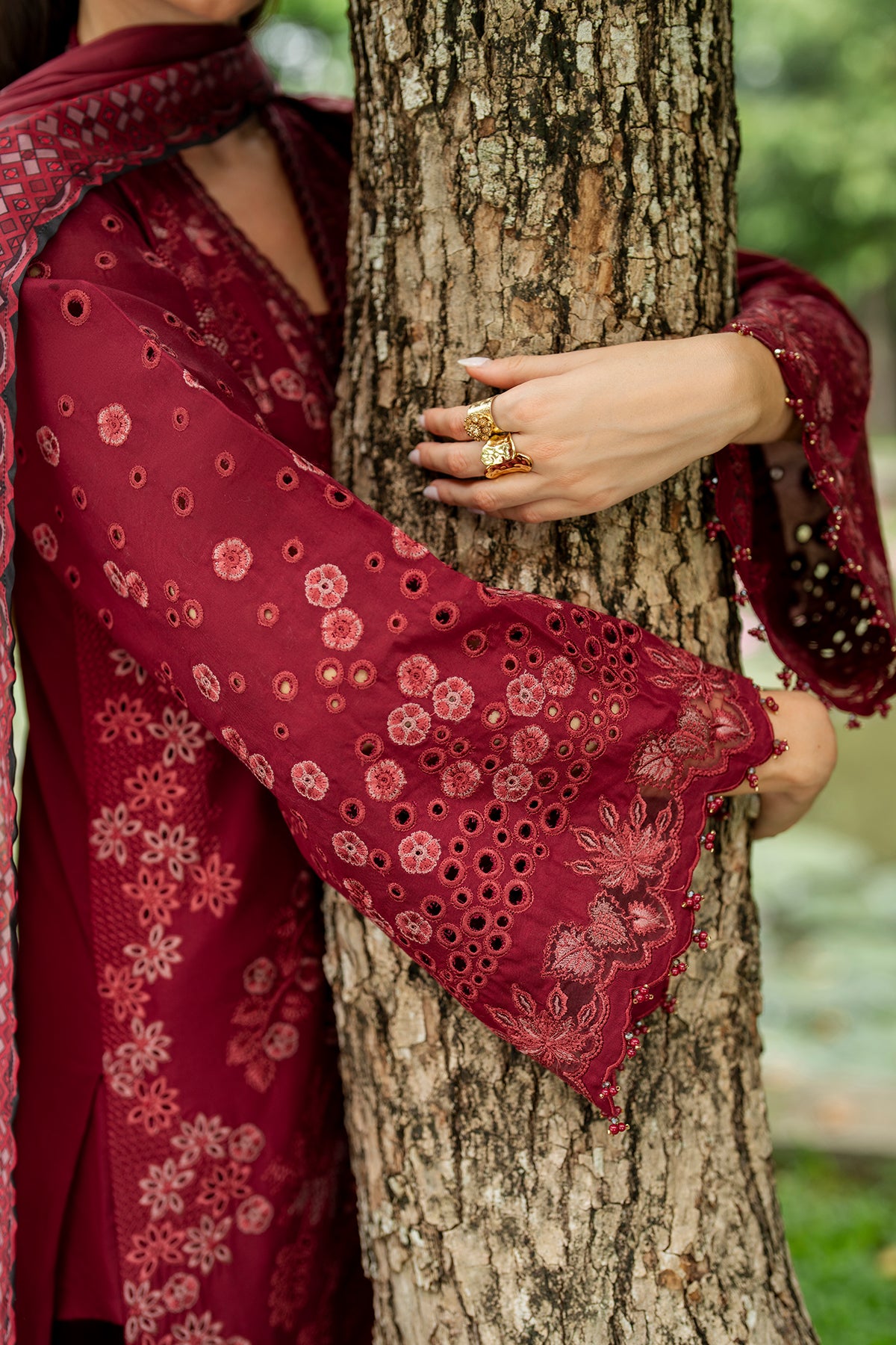 EMBROIDERED LAWN SF-4271