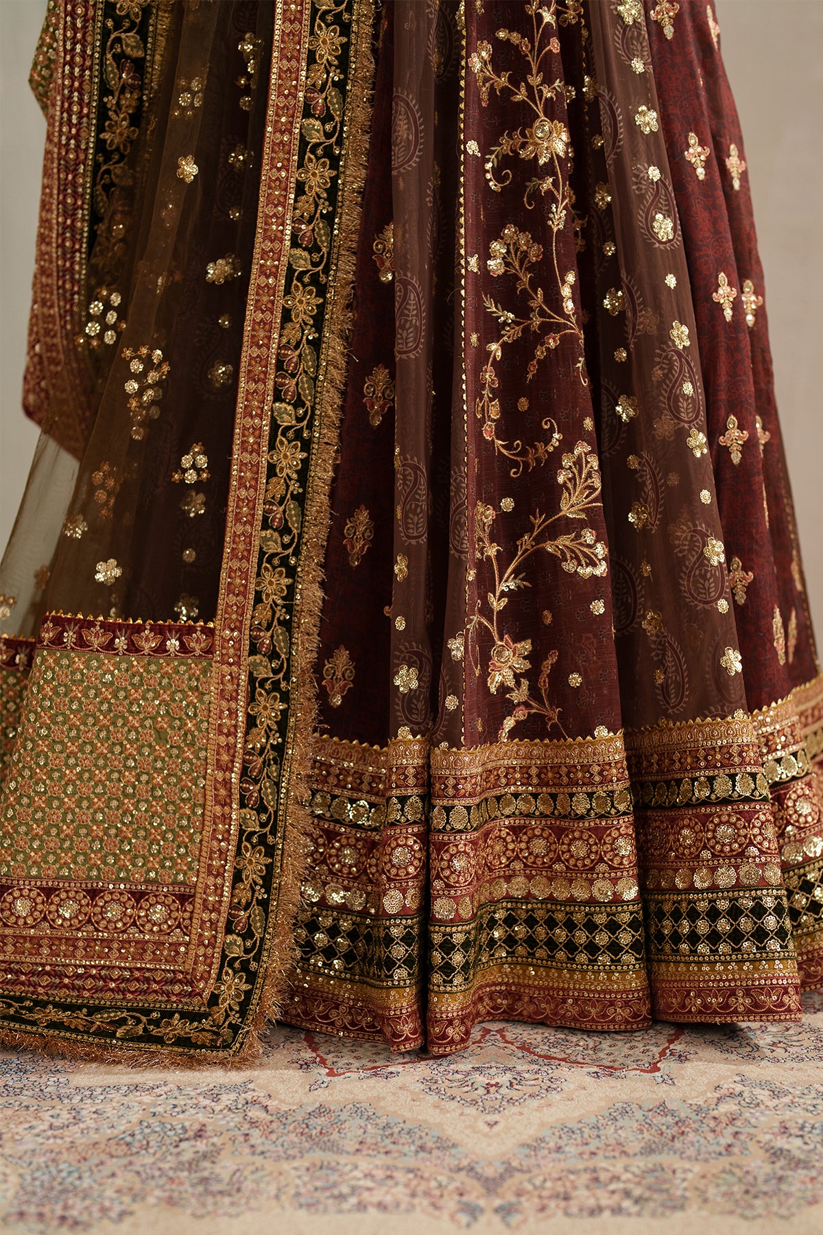 EMBROIDERED CHIFFON SF-4376