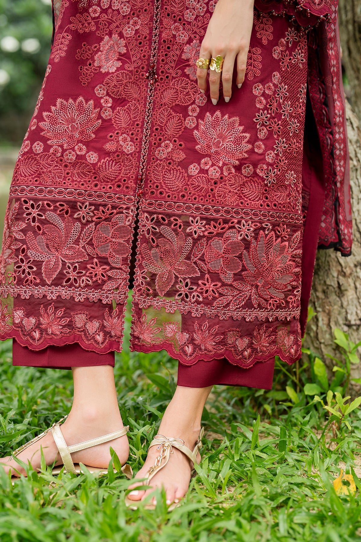 EMBROIDERED LAWN SF-4271