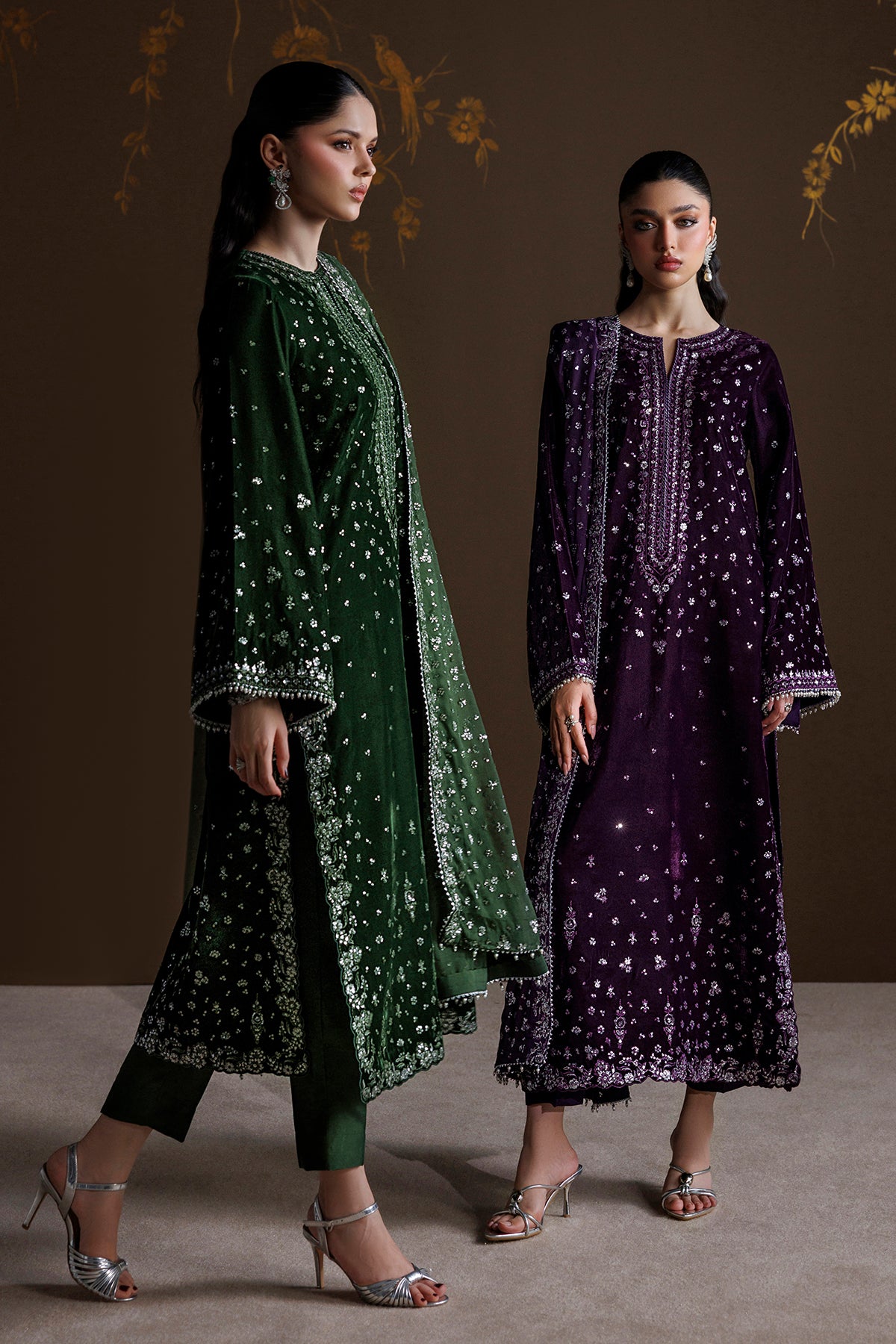 EMBROIDERED VELVET SF-4546