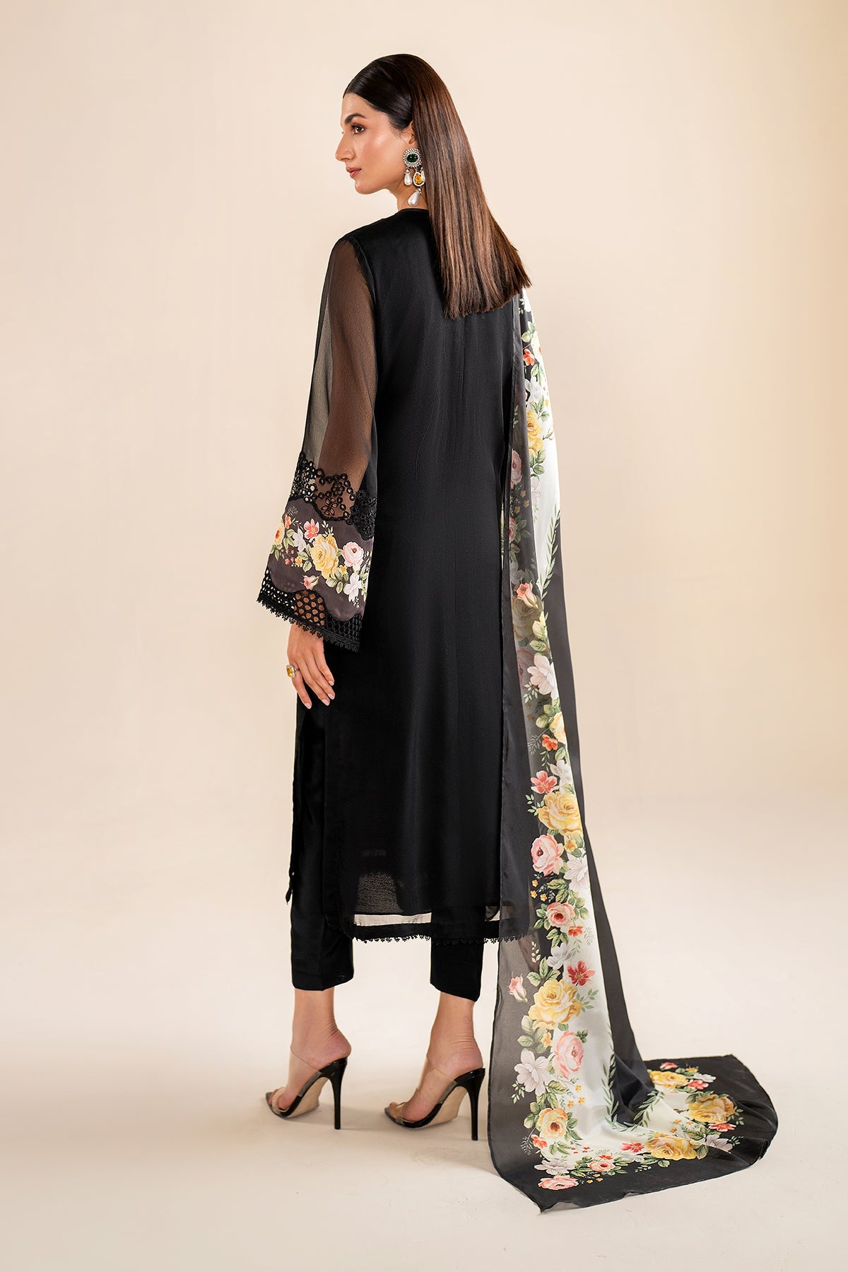 EMBROIDERED CHIFFON SF-615