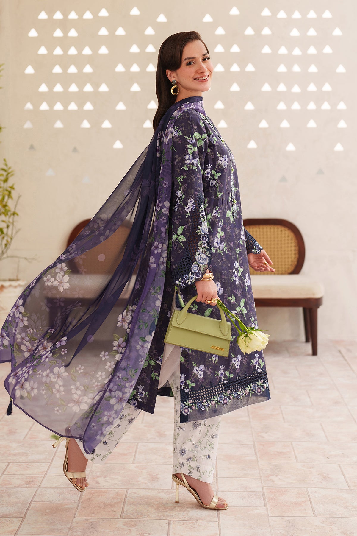 EMBROIDERED LAWN SF-4405