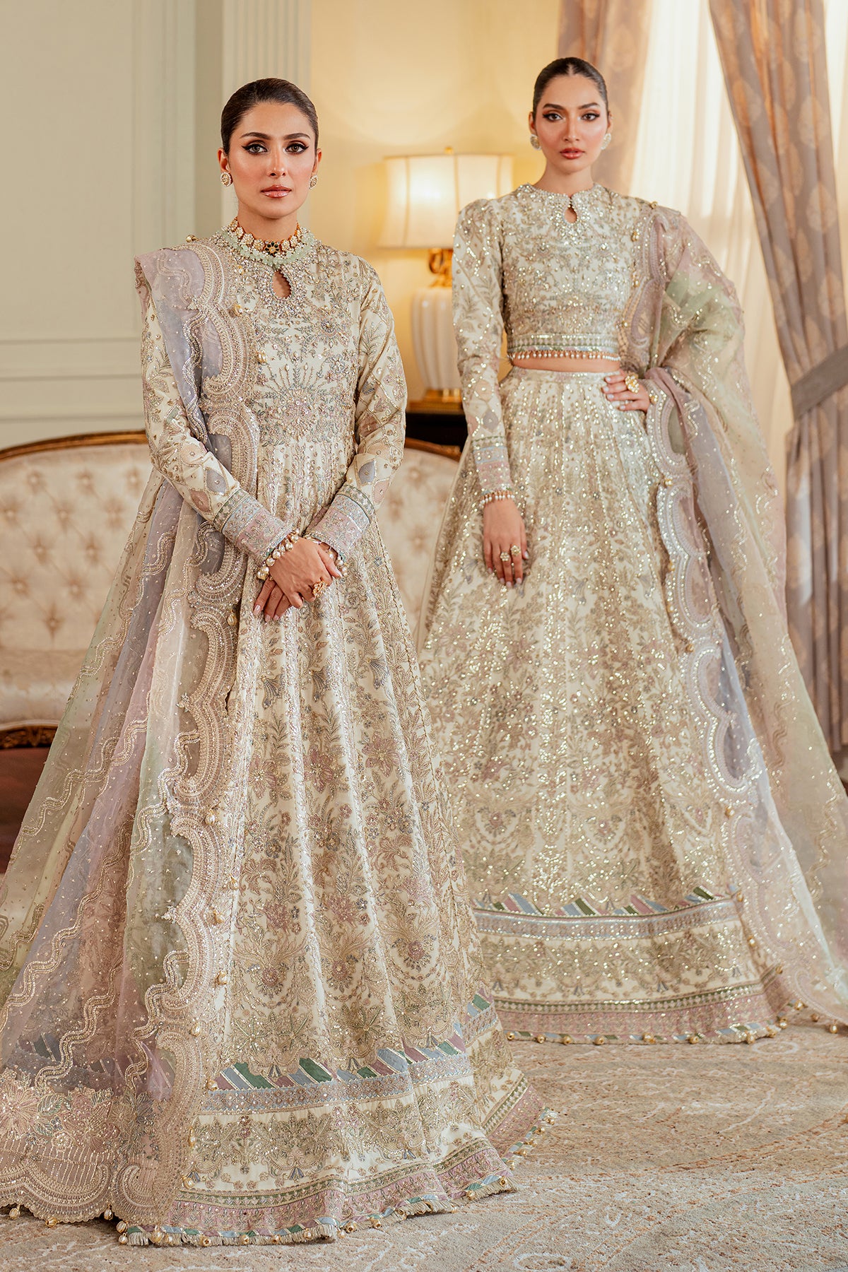 EMBROIDERED NET CH13-06 STITCHED EMBROIDERED NET CH13-06 STITCHED
